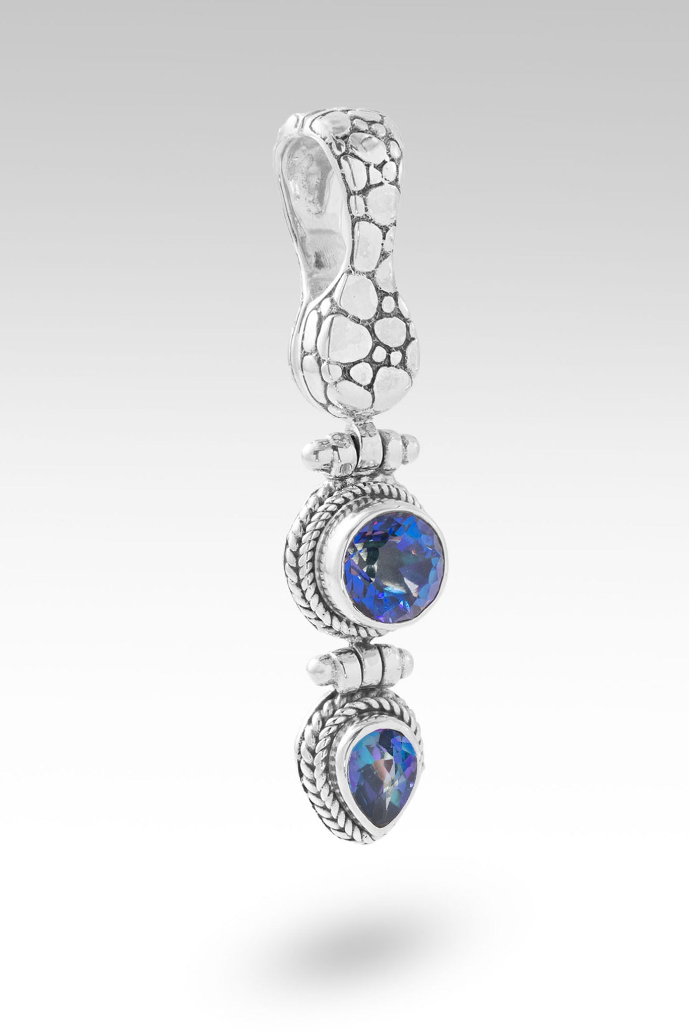 Trust the Journey Pendant™ - Mystic Quartz & Sheer Luck™ Topaz Necklace for Women | Spiritual Jewelry Gift for Meditation, Yoga & Positive Energy | Odyssey Universe™ Collection