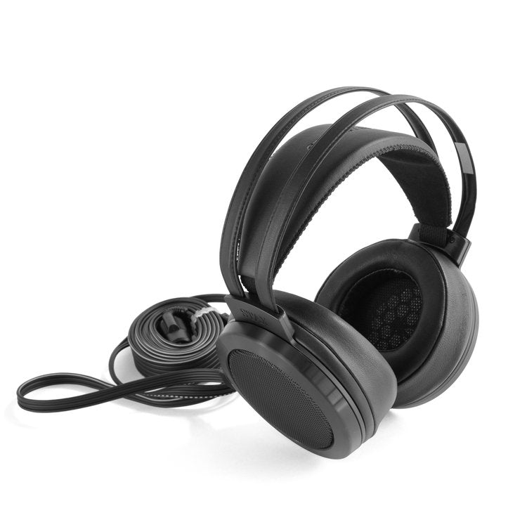 STAX SR-007MK2 Black Electrostatic Headphones - Premium Open-Back Audiophile Headset for Studio & Home Listening (Open Box, Discontinued Model) - Perfect for Critical Listening, Music Production & Hi-Fi Enthusiasts