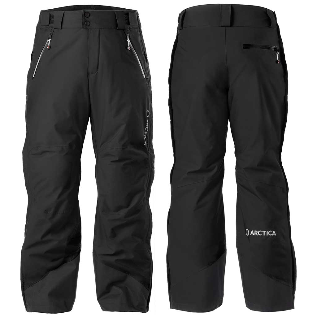 Arctica JR Side Zip Ski Pants for Kids - Waterproof Snow Pants with Extended Sizes (XS-XXL) - Perfect for Skiing, Snowboarding & Winter Outdoor Activities