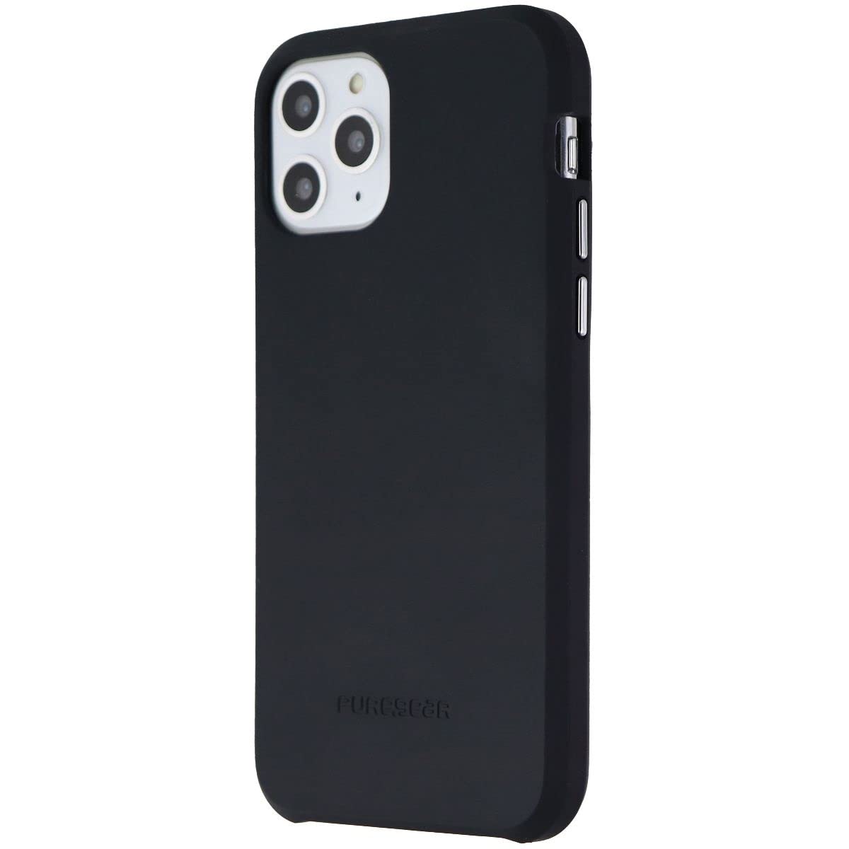 PureGear SoftTek Protective Case with Tempered Glass Screen Protector for iPhone 11 Pro - Slim Fit Shockproof Cover (Black) | Perfect for Everyday Use, Work & Travel Protection