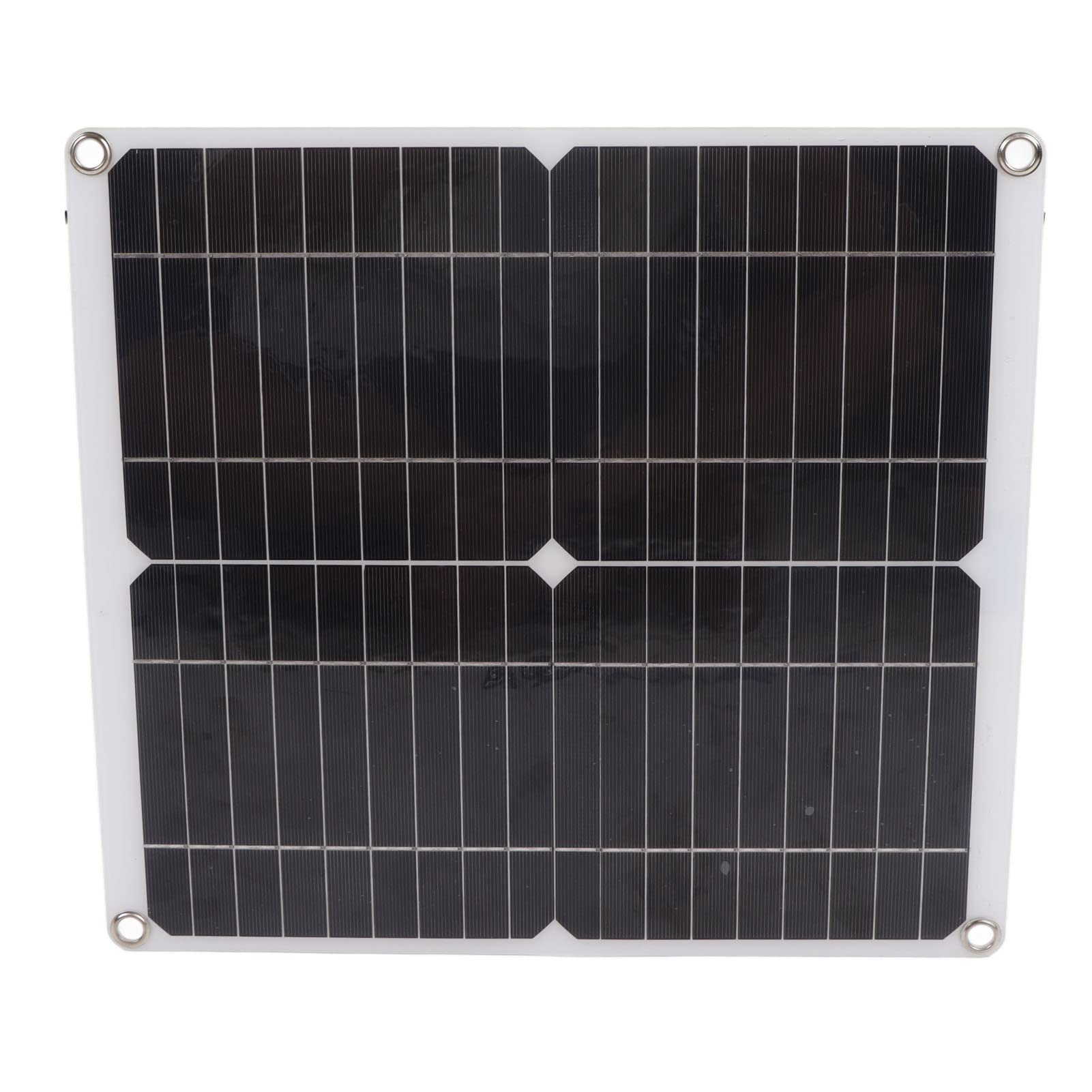 Jeanoko 20W 12V Solar Panel Kit with USB Port - Waterproof Outdoor Solar Charger for Camping, Hiking, RV & Emergency Power Supply