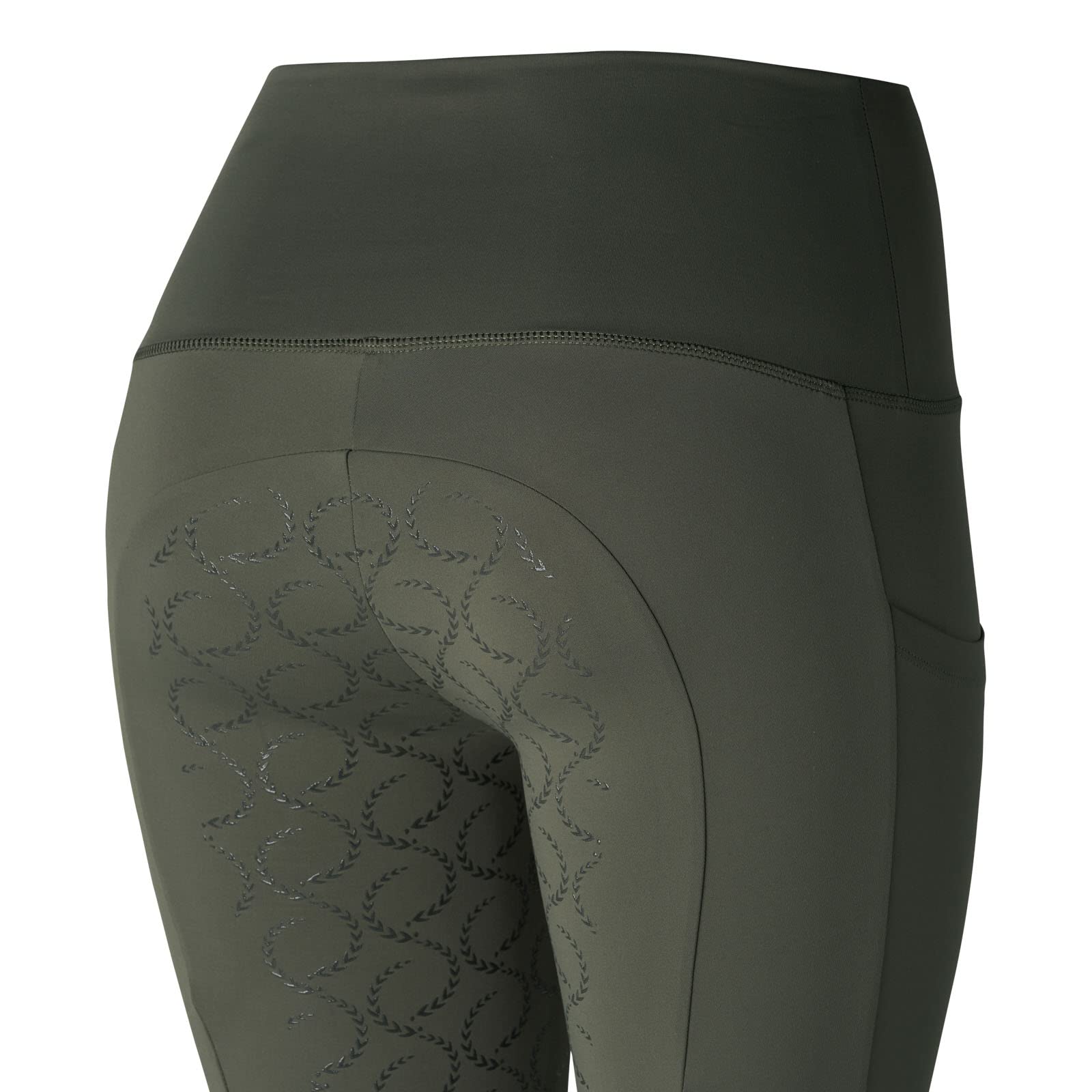 HORZE Gillian Women's Silicone Full Seat Equestrian Riding Tights - Perfect for Horseback Riding, Training & Competition
