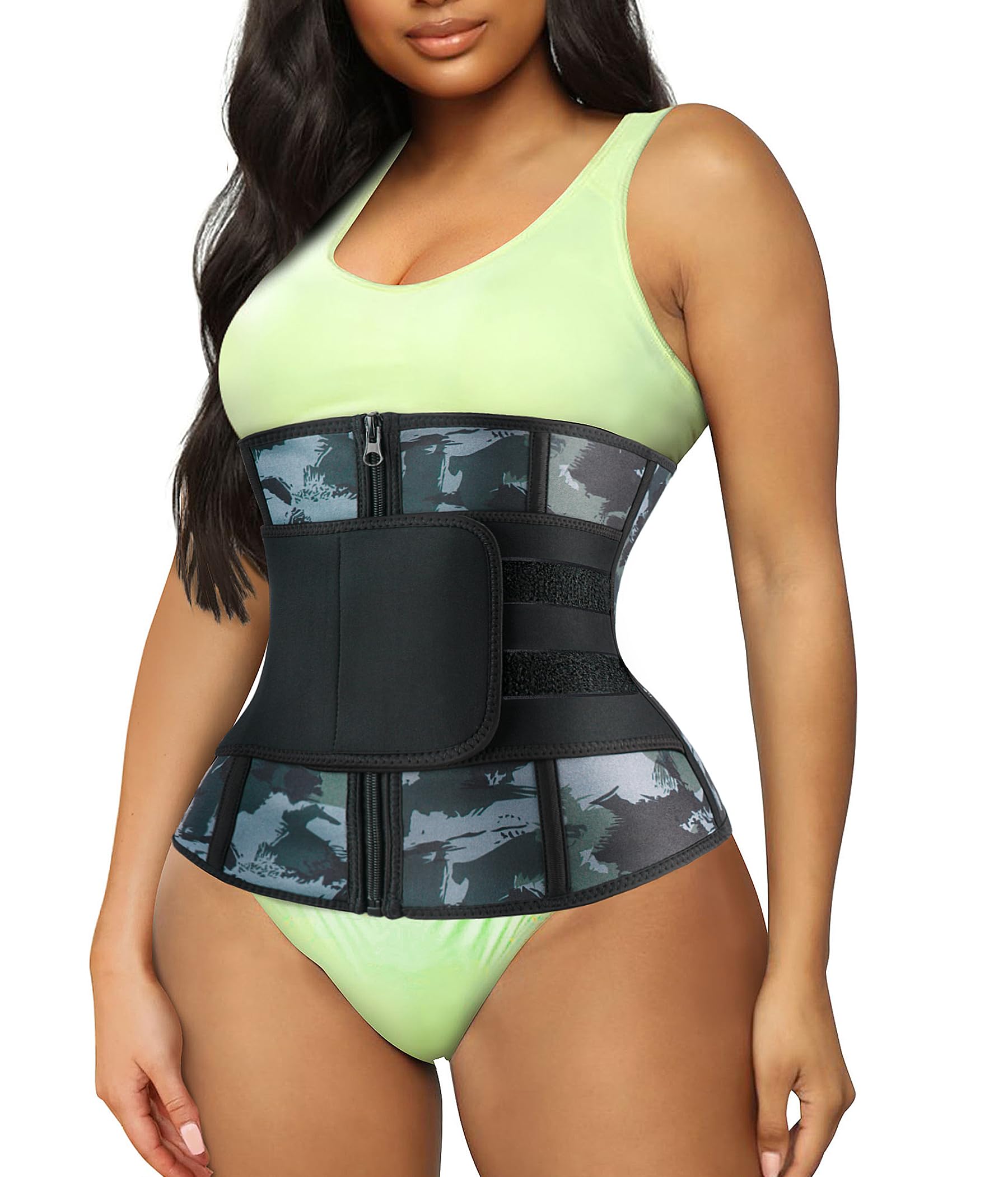 TrainingGirl Women's Waist Trainer Corset - Tummy Control Slimming Belt for Workout & Weight Loss | Postpartum Body Shaper, Sweat Waist Cincher for Gym, Yoga & Everyday Wear