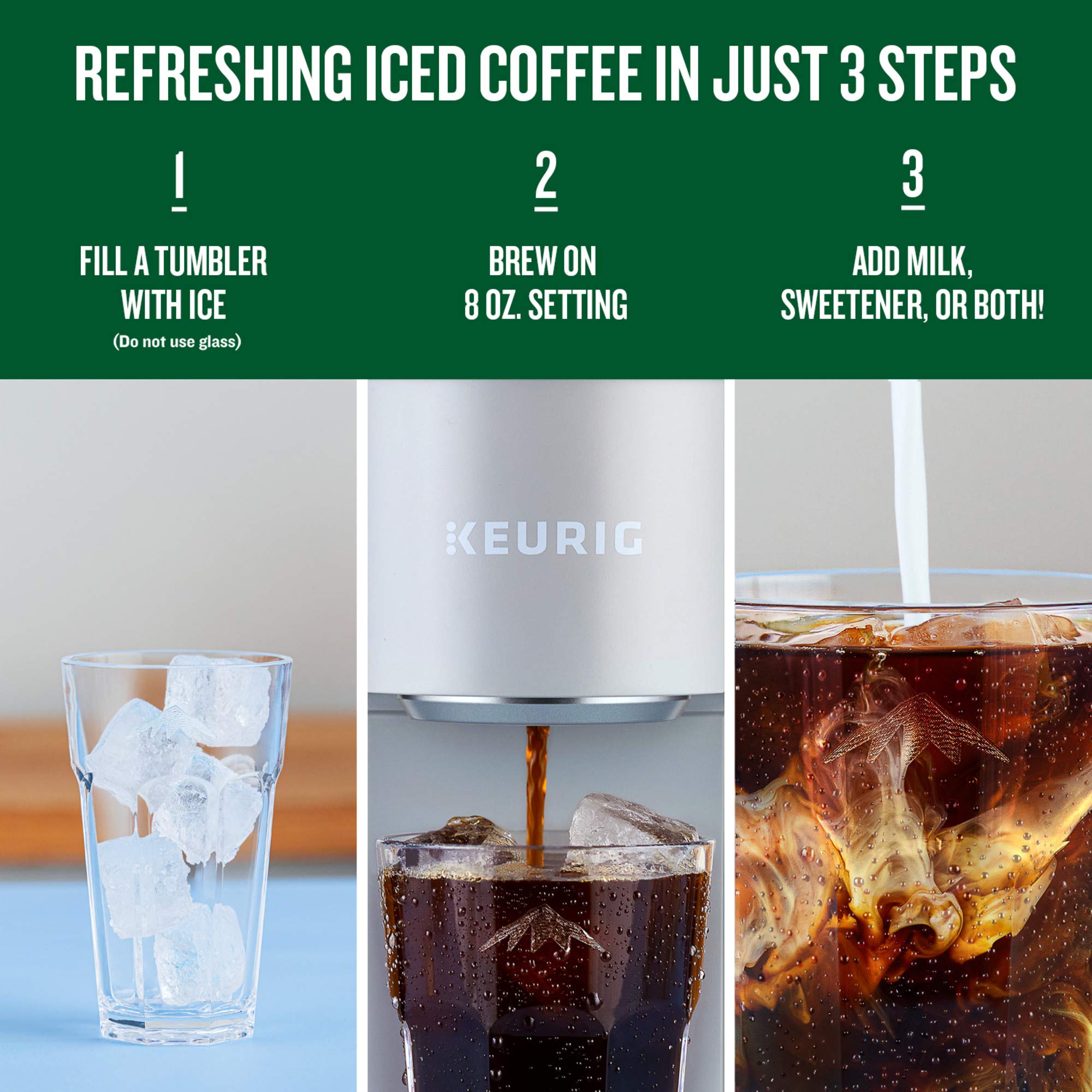 Green Mountain Coffee Roasters ICED Classic Black K-Cup Pods - Medium Roast Iced Coffee for Keurig Brewers (72 Count) | Perfect for Summer Refreshment, Office Break or Iced Coffee Lovers