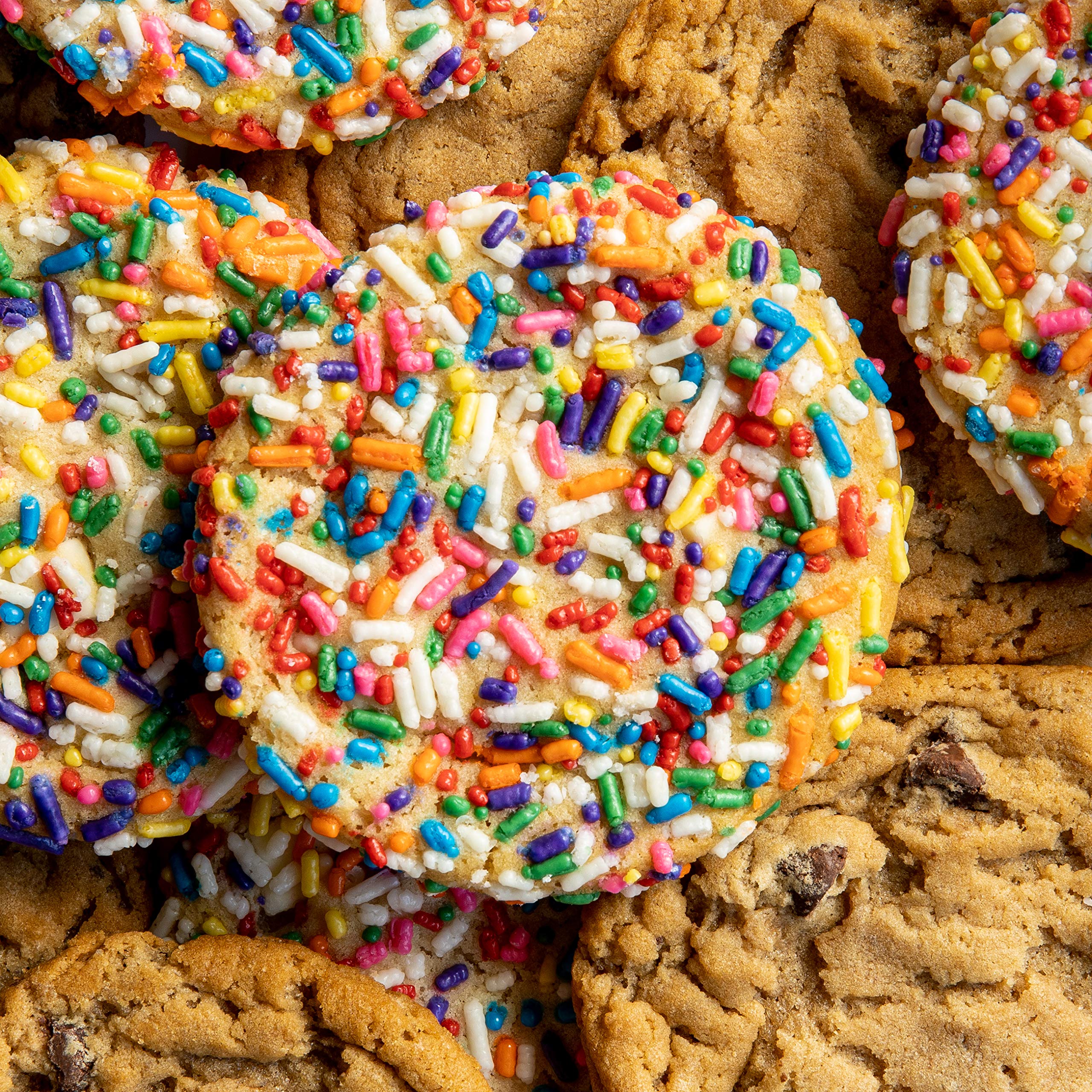 Fresh Baked Birthday Cake Cookies - 12 Pack | Handmade Daily, Never Frozen | Perfect for Birthdays, Graduations, Parties & Special Events | Great American Cookies | Ideal for Gifts, Celebrations & Office Treats