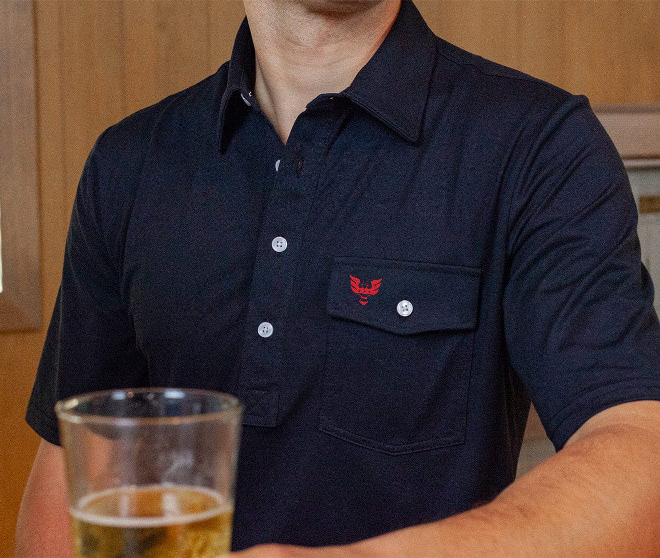 D.C. United Official Performance Soccer Jersey - Eagle Design Black - Perfect for Matchdays, Training & Fan Support