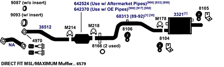 AP Exhaust Bracket 8104 - Heavy Duty for Trucks & SUVs