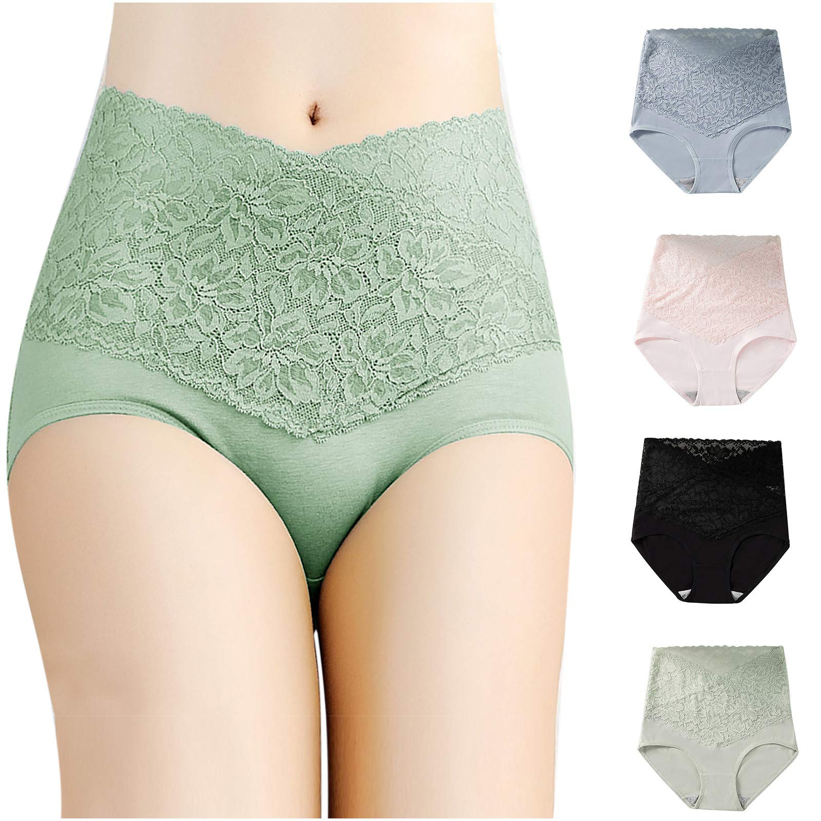 BADBOM Women's Cotton Underwear - Colorful Patchwork Thong Panties for Menstrual Comfort | Soft, Breathable & Stylish for Everyday Wear, Workout & Sleep