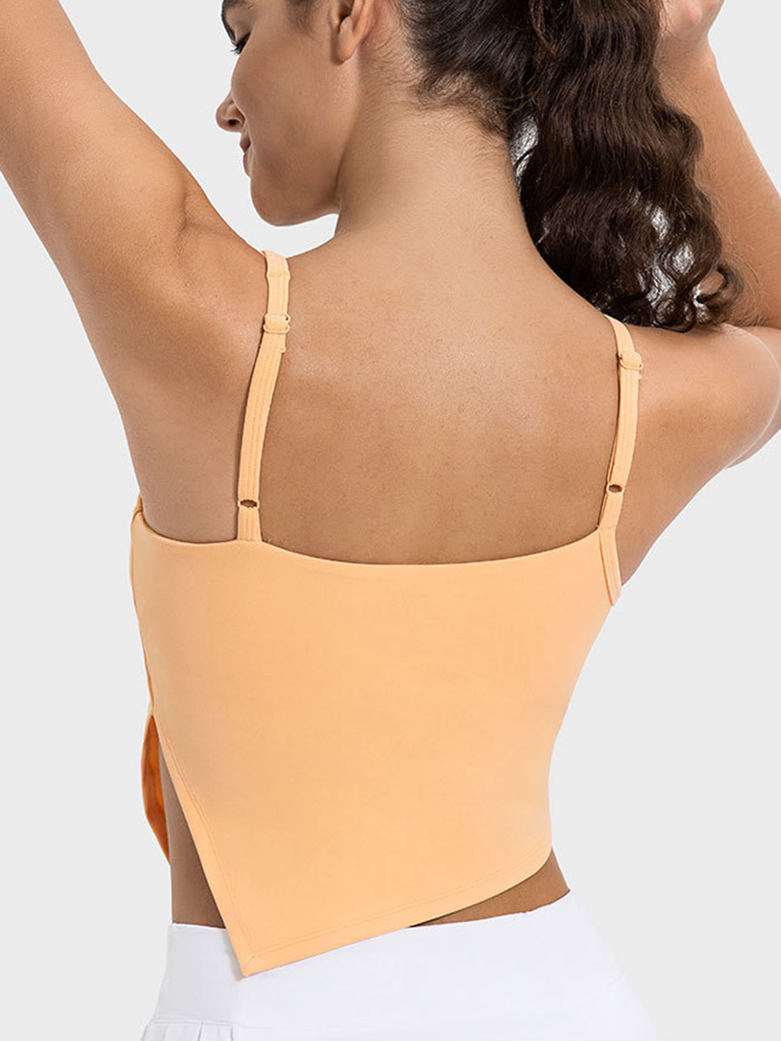 Asymmetrical Neck Slit Yoga Top for Women - Breathable Workout Shirt for Pilates, Running & Gym - Trendy Activewear for Fitness & Lounge