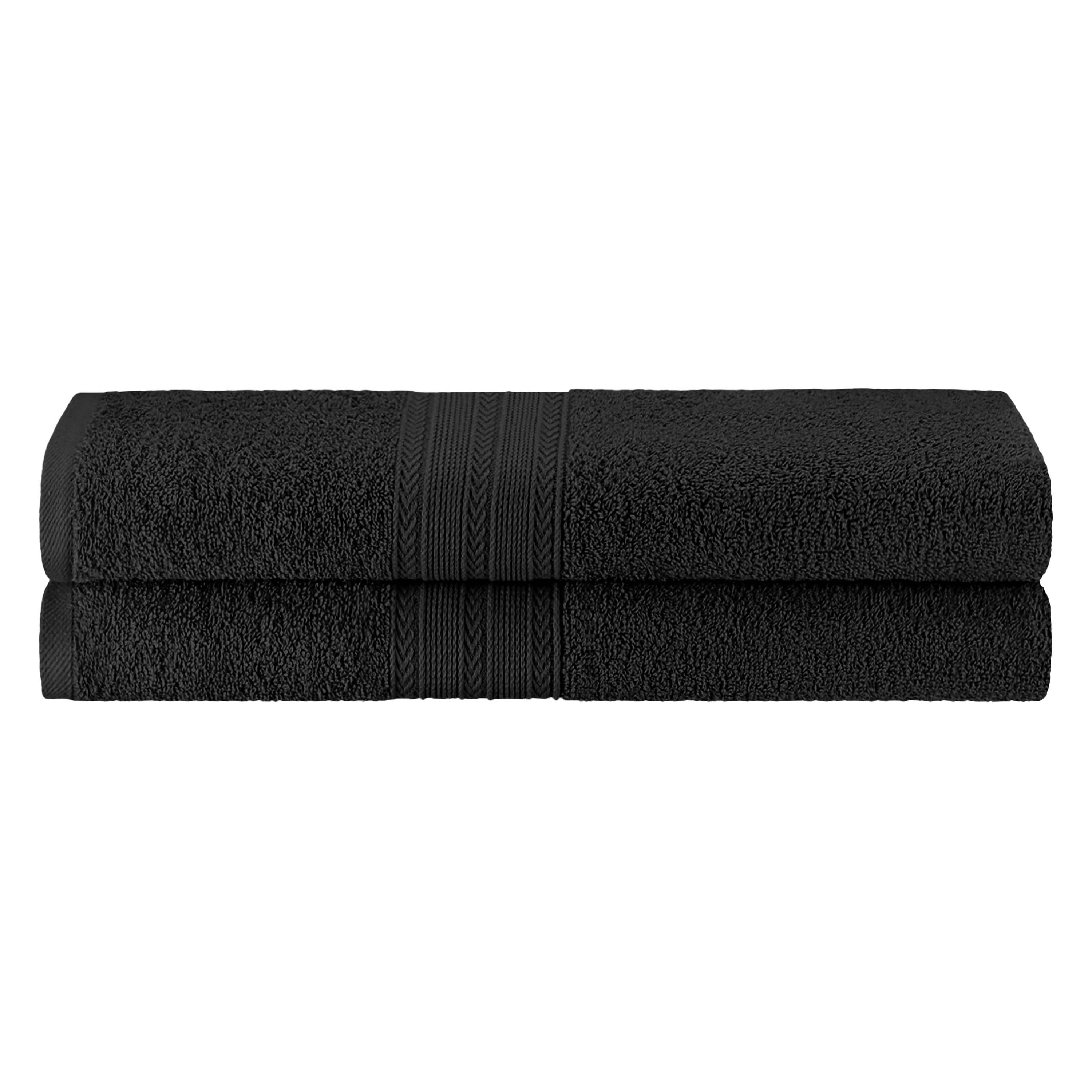 Soft Cotton Eco-Friendly 2-Piece Bath Sheet Towel Set - Ultra Absorbent & Quick Dry for Spa, Beach & Luxury Bathroom
