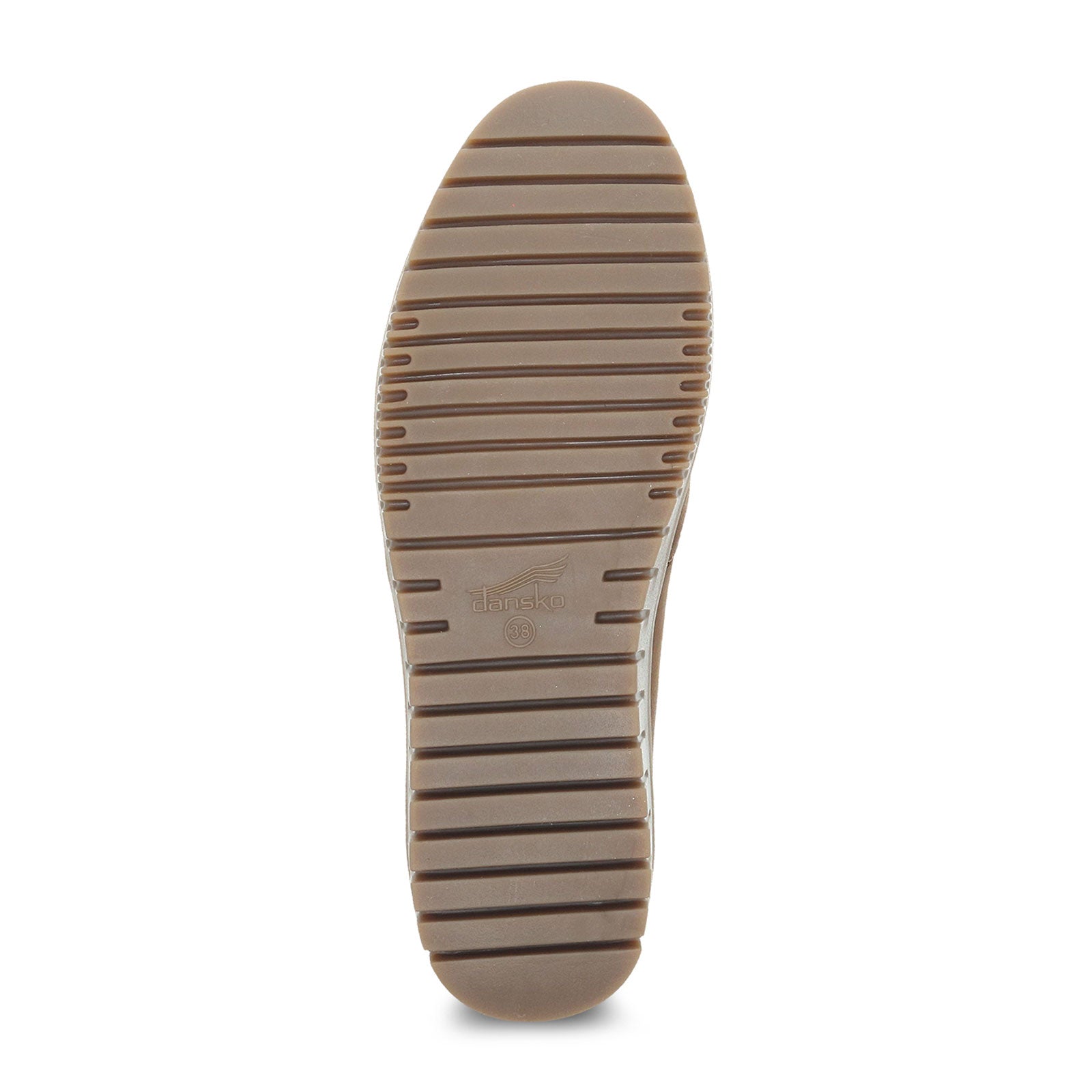 Dansko Linley Slip On Women's Comfortable Loafers - Tan Burnished Calf Leather Shoes for Nurses, Teachers & Office Professionals