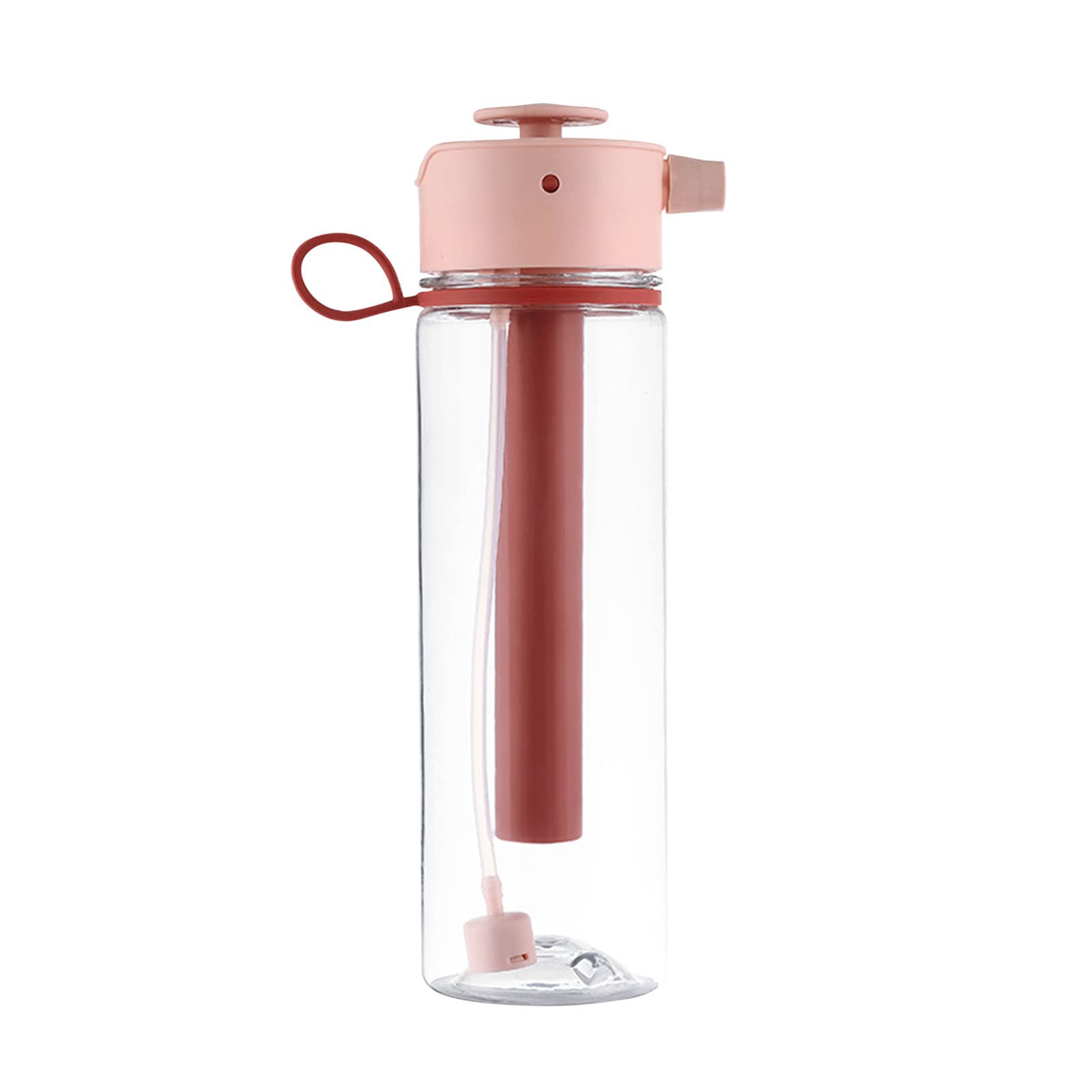 Kimanli 650ml Portable Sports Water Bottle with Spray Nozzle & Handle - Leakproof Hydration Bottle for Running, Cycling, Hiking & Outdoor Activities - Insulated Water Cup for Gym, Travel & Camping