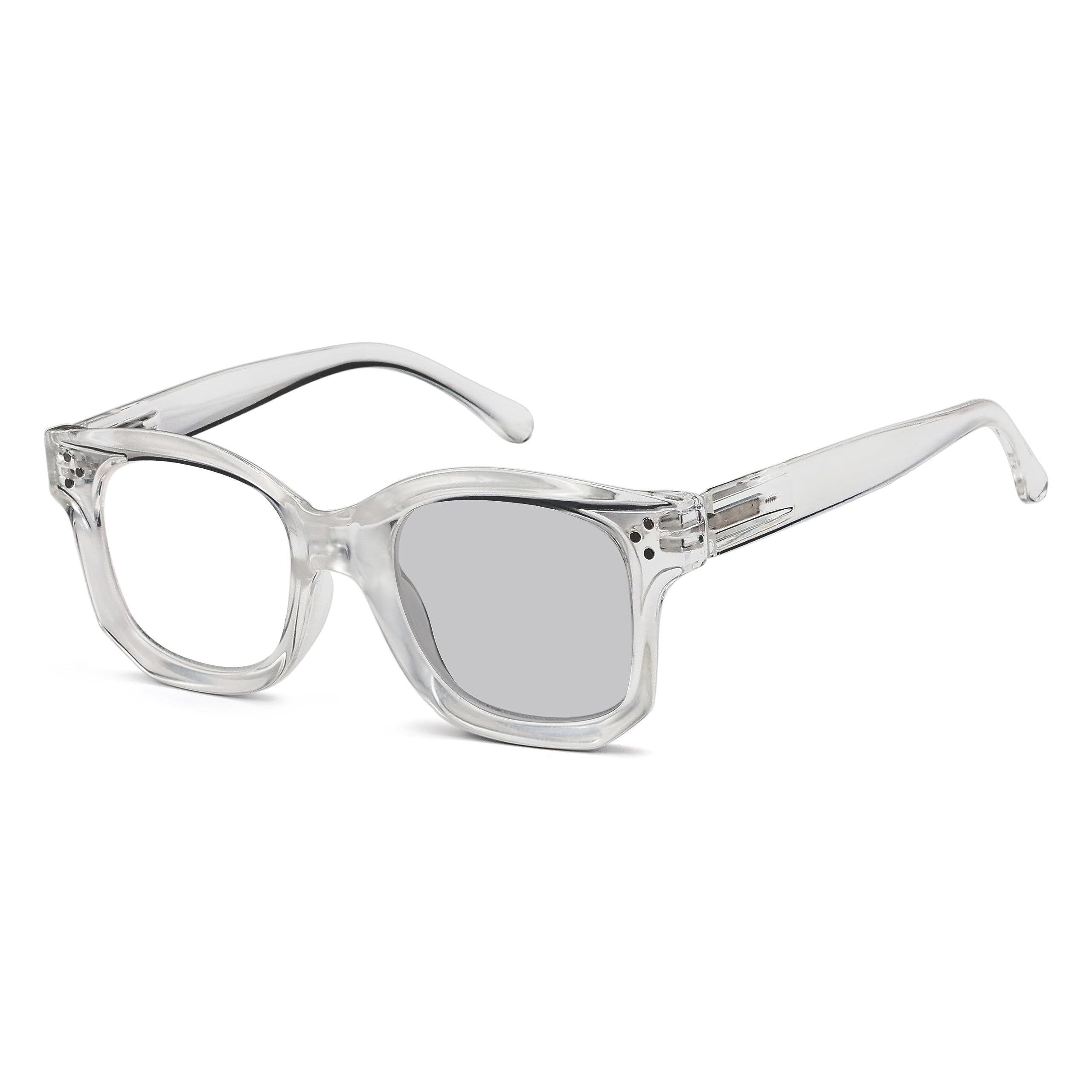 Photochromic Reading Glasses for Women +1.25 - Lightweight Transition Lenses for Indoor & Outdoor Use - Perfect for Reading, Driving, and Computer Work