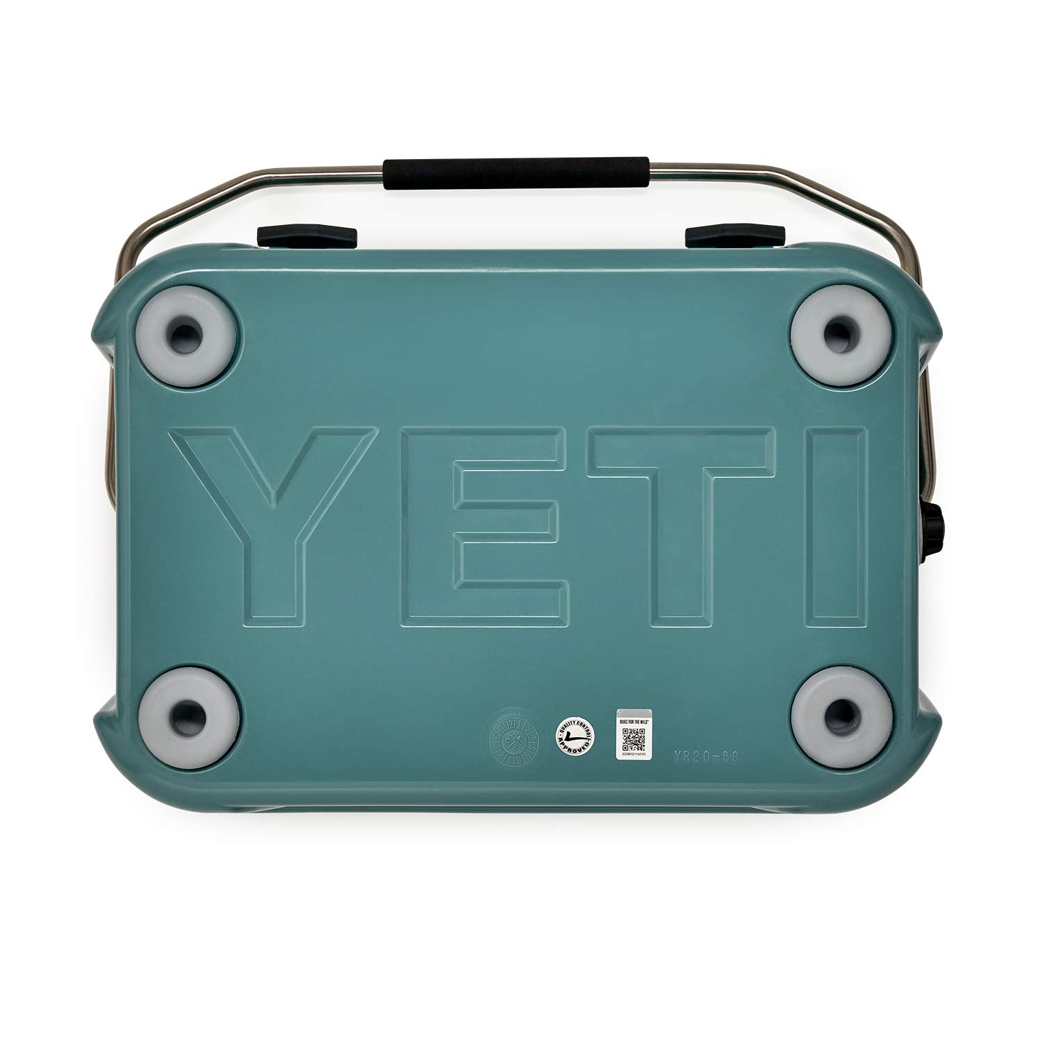 YETI Roadie 20 Cooler - 20-Quart Portable Hard Cooler with Ice Retention, River Green - Perfect for Camping, Beach Trips, and Outdoor Adventures
