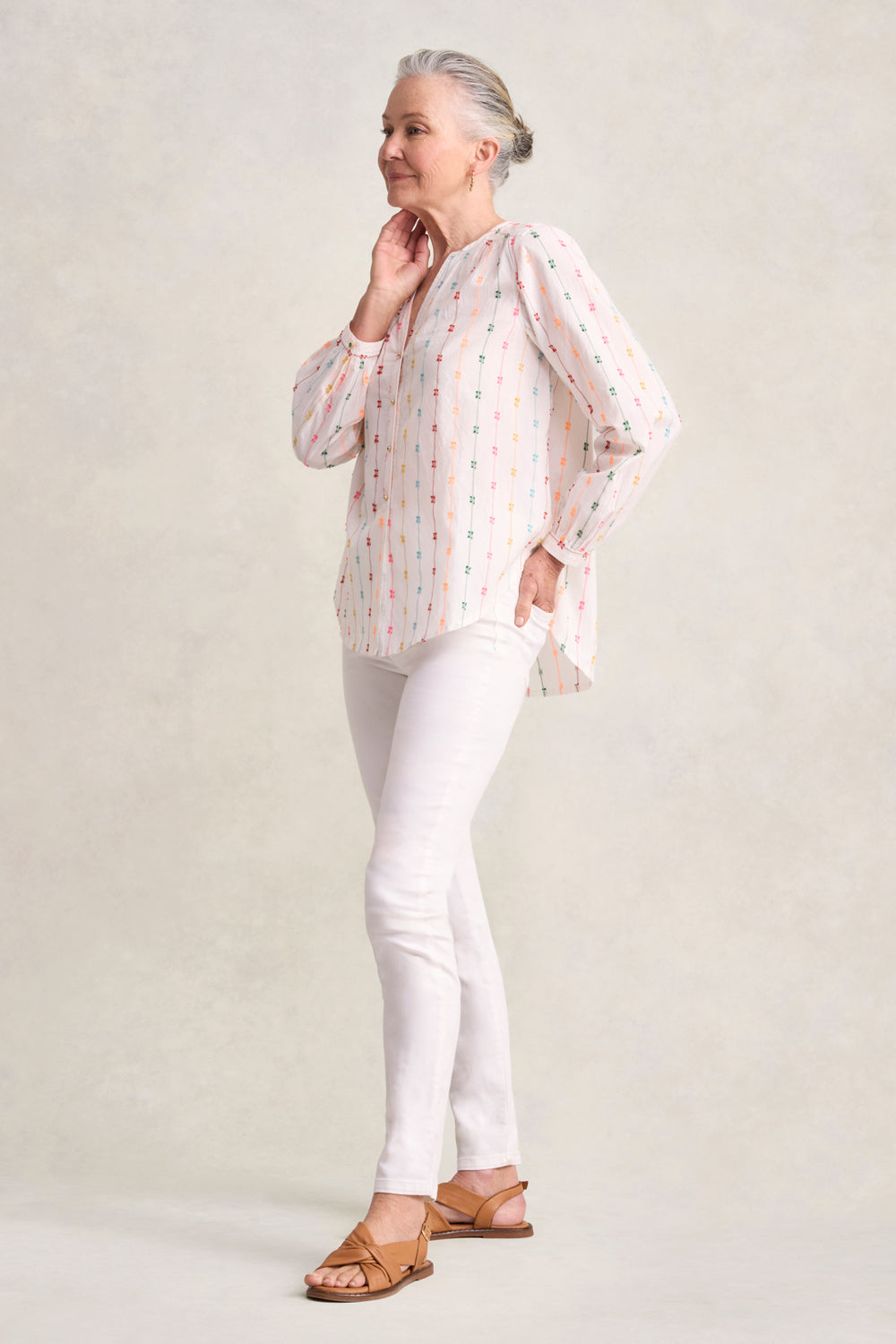 Stylish Striped Jacquard Cotton Shirt for Men & Women - Breathable & Comfortable Casual Wear - Perfect for Office, Dating, and Outdoor Activities