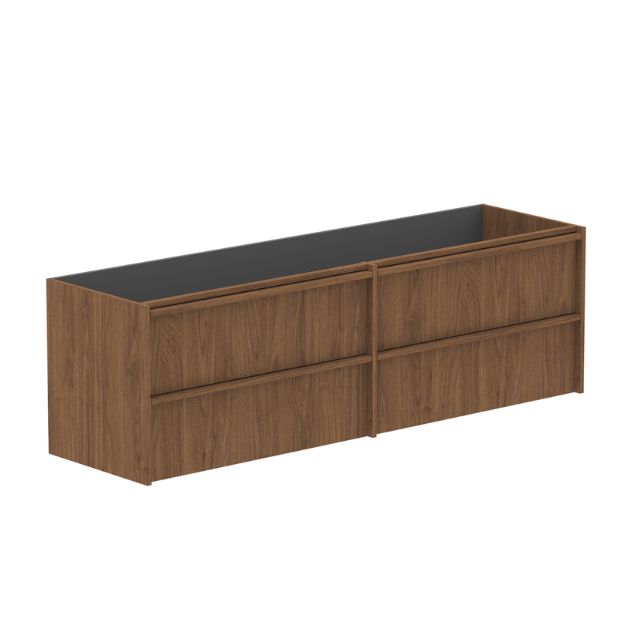 ADP Eli Wall-Mounted Vanity Cabinet - Modern Bathroom Storage with Sink Base - Perfect for Small Bathrooms & Powder Rooms