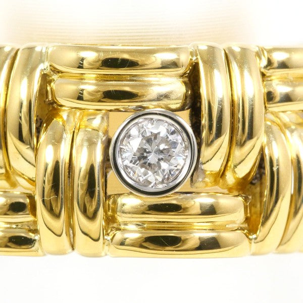 18K Yellow Gold & White Gold Diamond Ring for Women - Elegant Wedding, Engagement & Anniversary Jewelry Gift