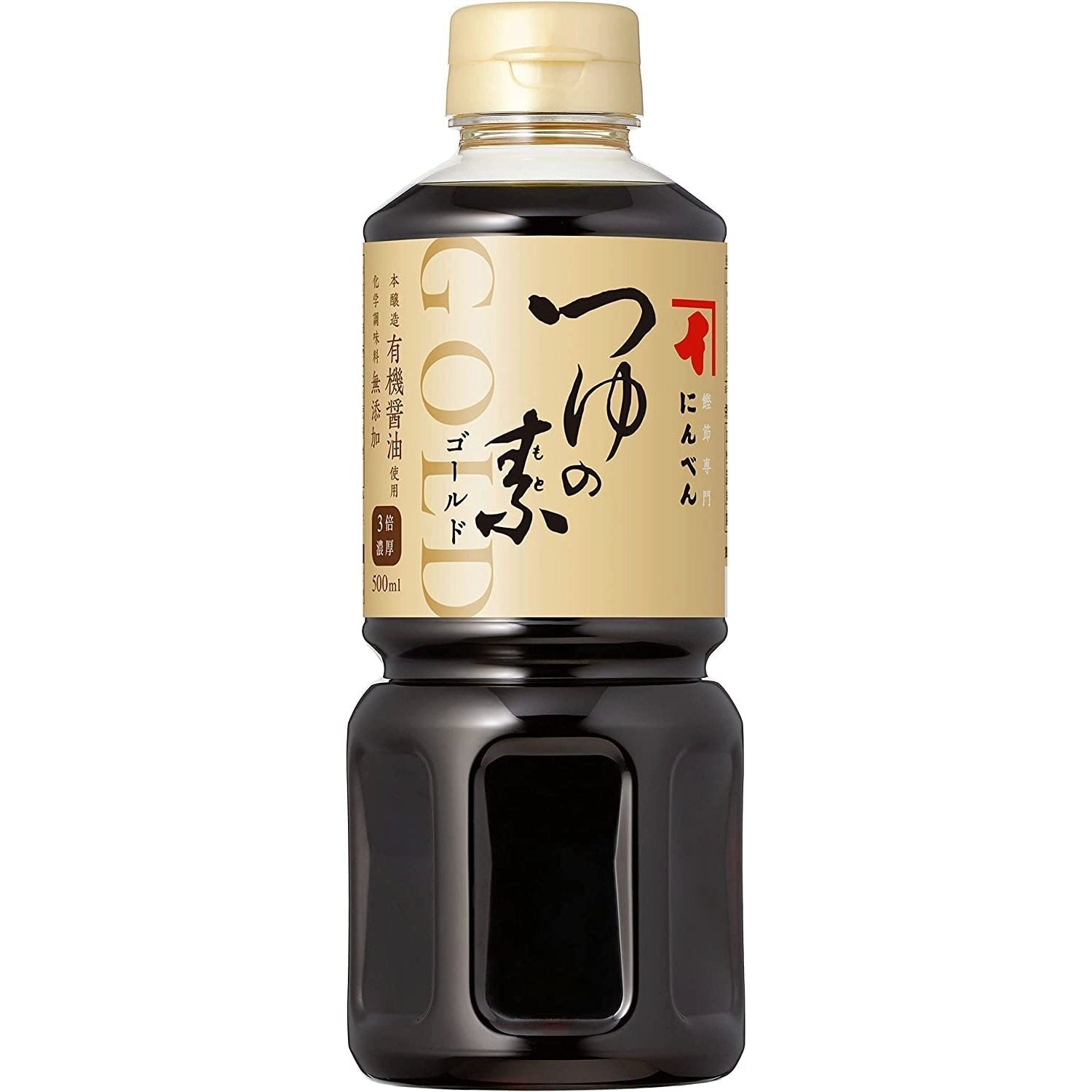 Premium Ninben Tsuyu no Moto Gold Japanese Soup Base 500ml - Authentic Dashi Broth for Ramen, Udon, Hot Pot & Japanese Cooking