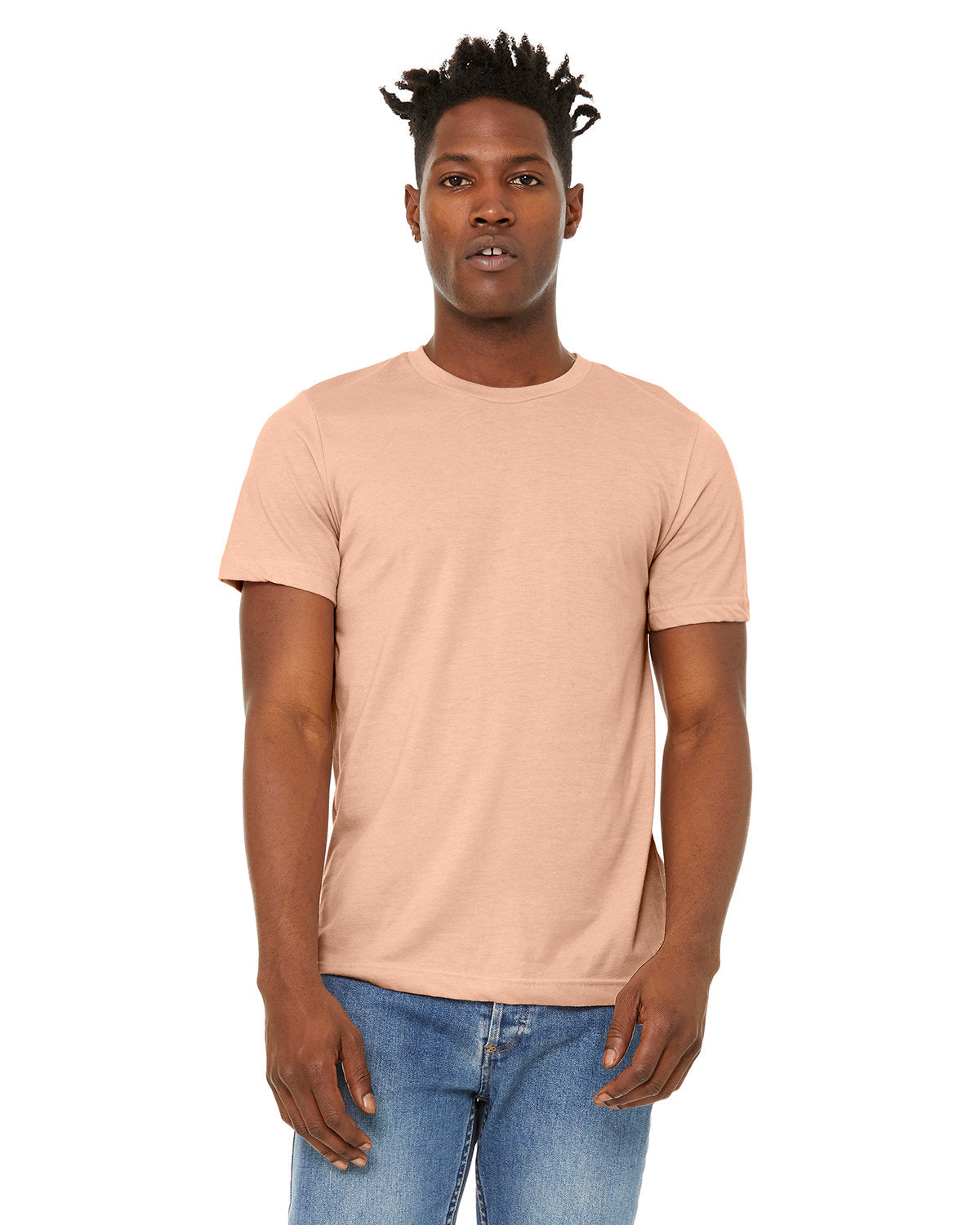 Bella + Canvas 3301C Unisex Sueded T-Shirt - Soft Comfortable Crew Neck Tee for Men & Women - Perfect for Casual Wear, Layering & Everyday Outfits
