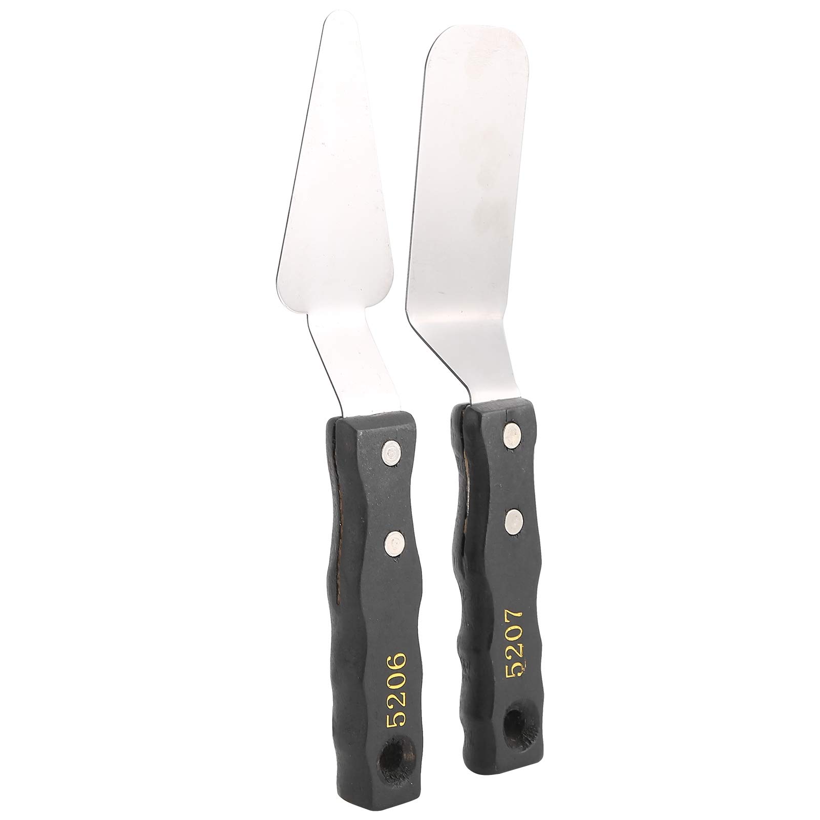 Premium Stainless Steel Palette Knives Set - 12 Pack Artist Paint Knives for Oil, Acrylic & Cake Decorating - Bulk Palette Knives for Professional Artists & Bakers - Perfect for Canvas Painting, Icing & Fondant Work