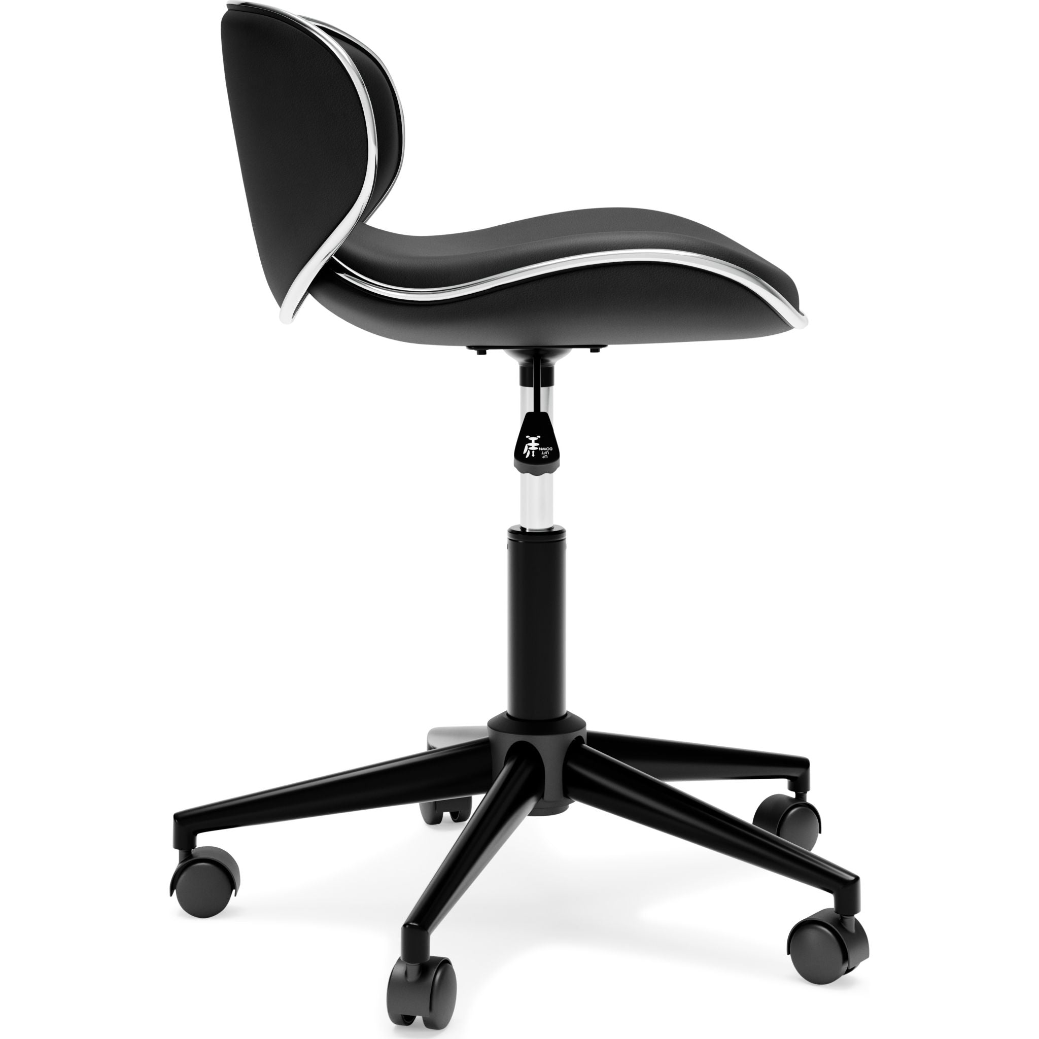 Beauenali Ergonomic Office Chair - Black - Adjustable Height & Lumbar Support for Home & Office Workspace Comfort
