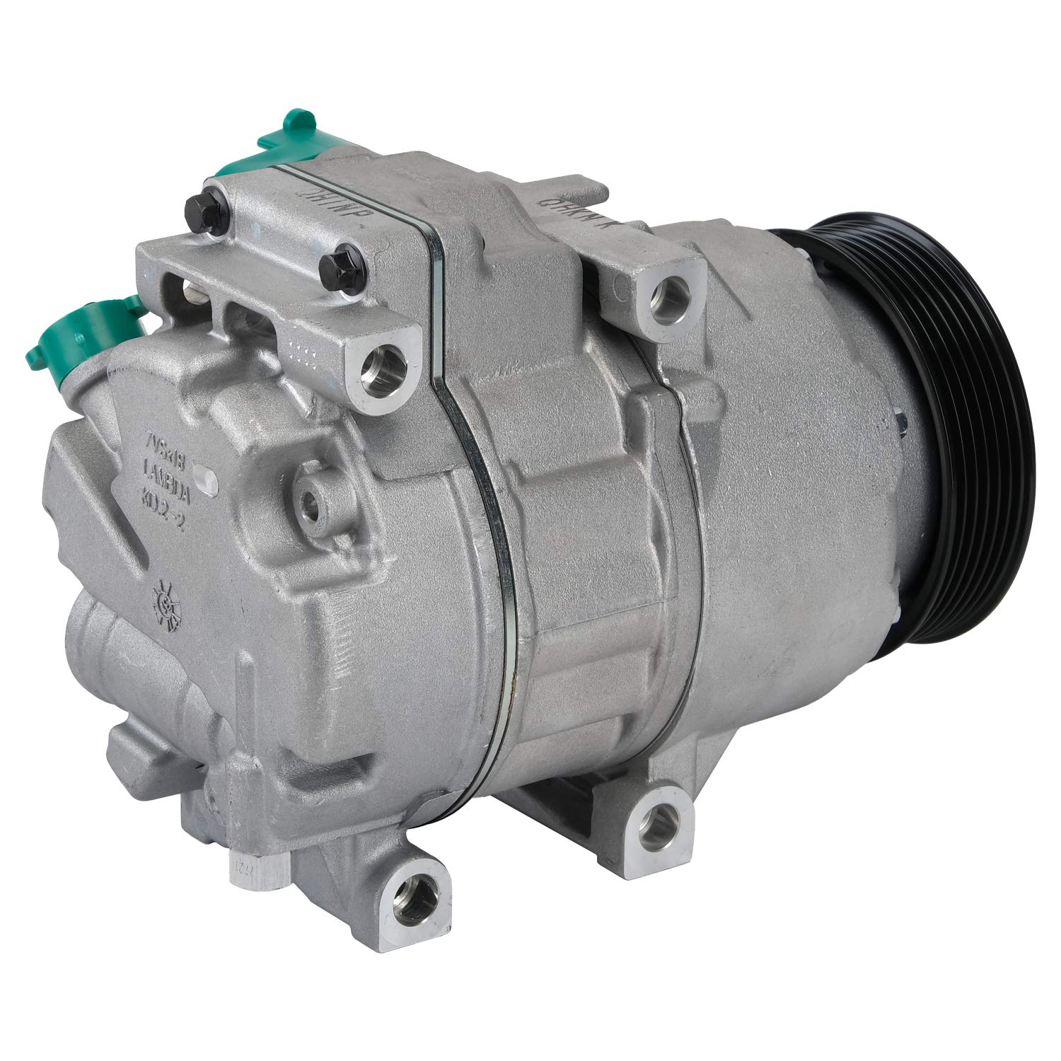 Original Equipment Mando 10A1547 AC Compressor with Clutch - Pre-Filled Oil | Compatible with Select Car Models | Perfect for AC System Repair & Maintenance