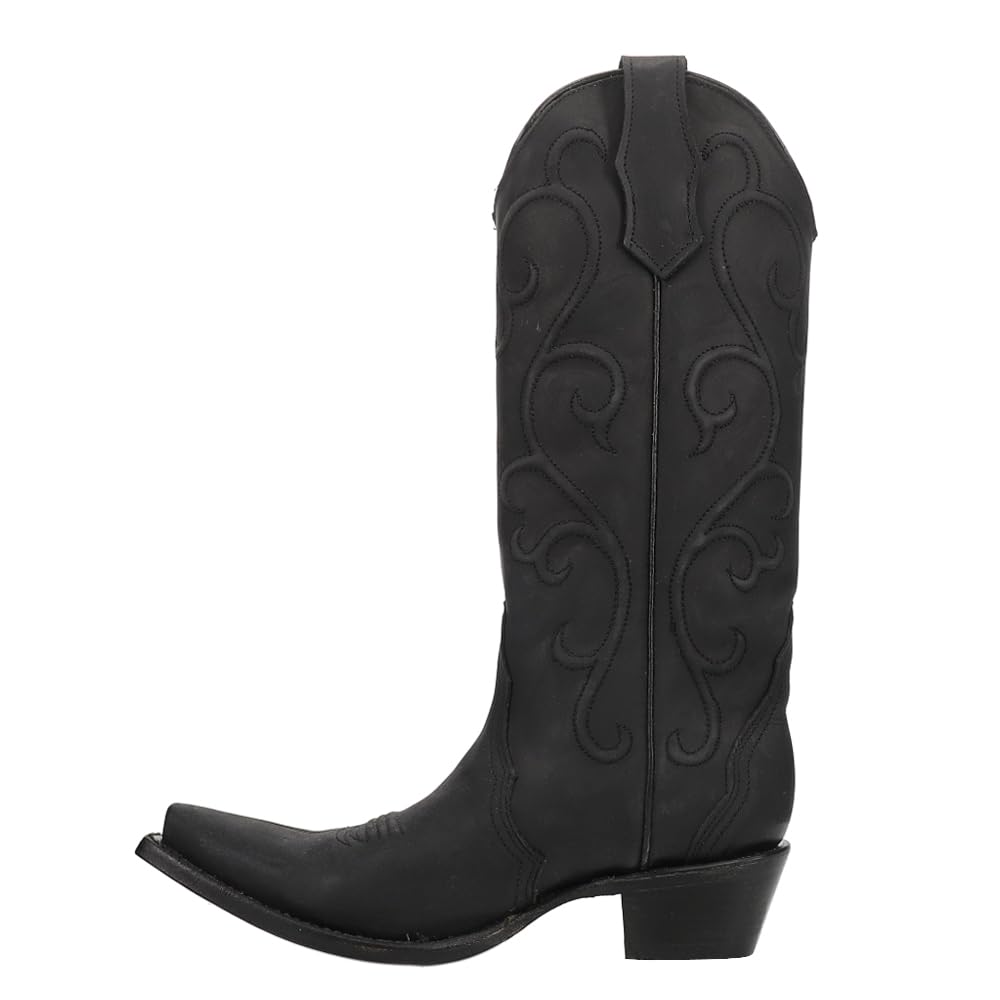 Women's Corral Embroidered Snip Toe Cowgirl Boots - Mid Calf Western Boots with 2-3