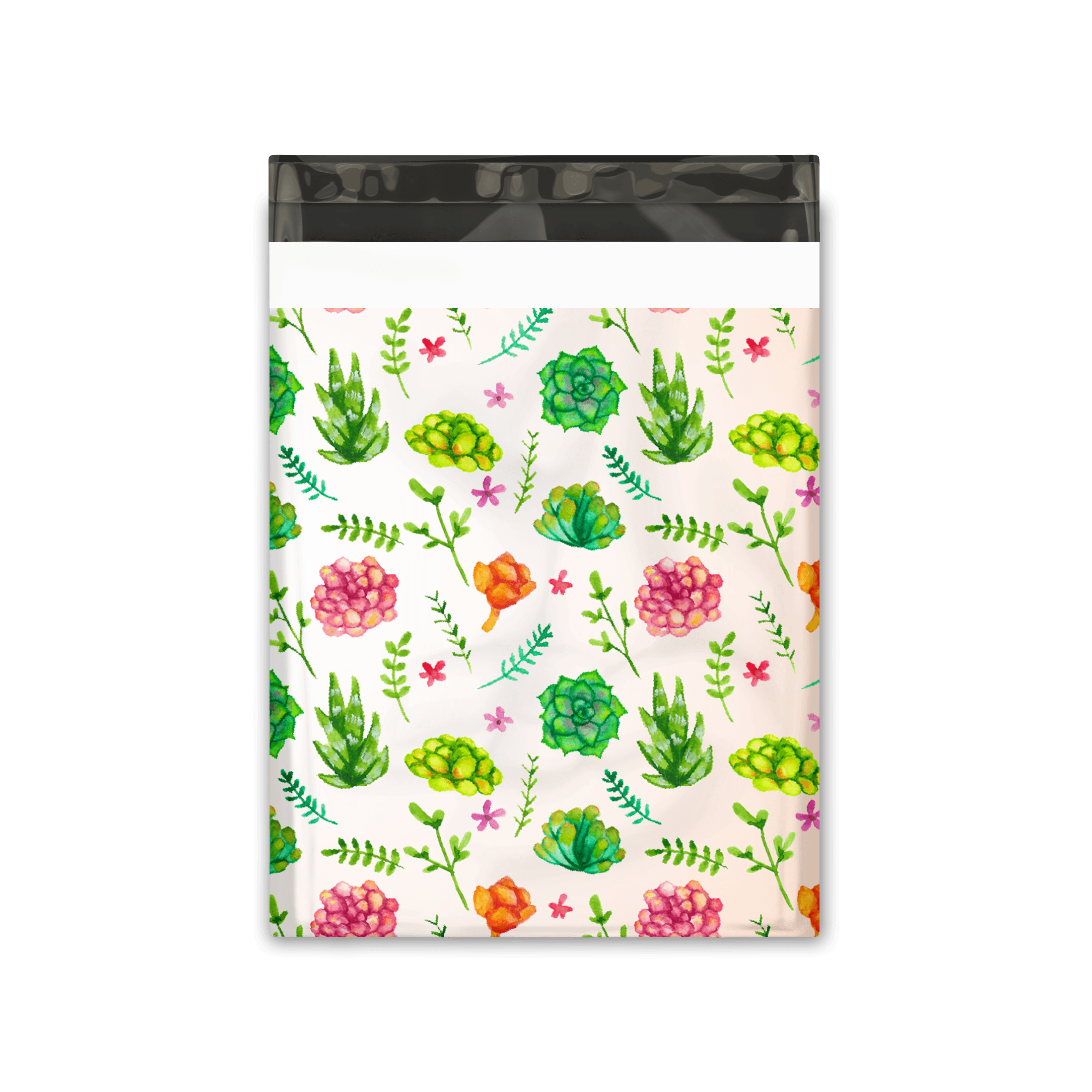 10x13 Inch Succulent Printed Poly Mailers - Premium Eco-Friendly Shipping Envelopes for Etsy, eBay & Amazon Sellers - Perfect for Small Business, Subscription Boxes & Plant Lovers Gifts