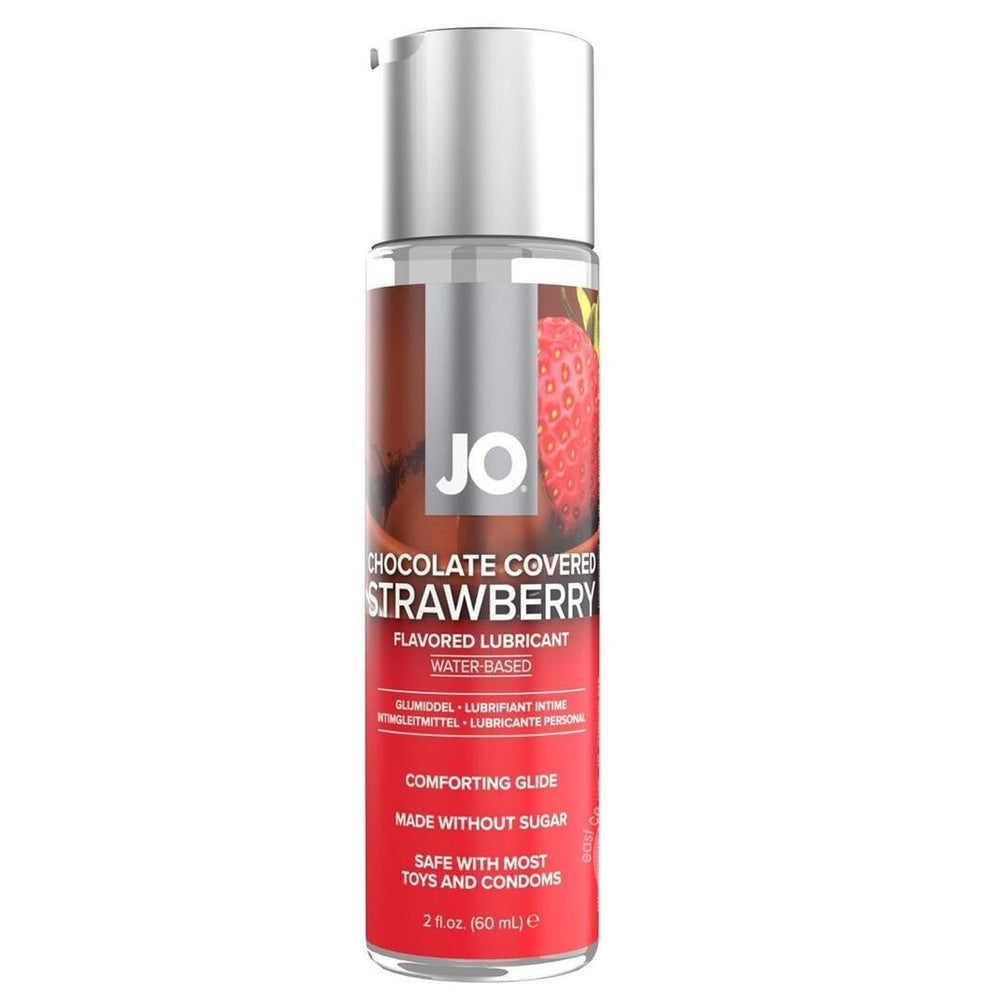 JO Sweet & Bubbly Pleasure Set - Flavored Personal Lubricant (2 Pack) for Couples & Intimate Moments - Strawberry & Champagne Scented Lube for Enhanced Sensation & Romance