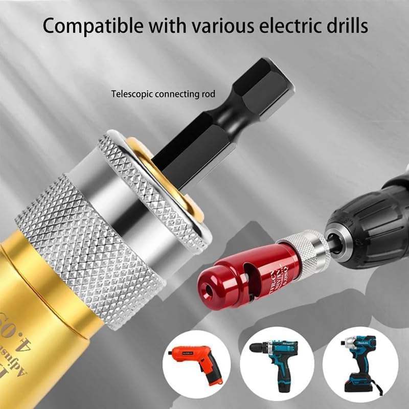 2024 Professional Electric Wire Stripper & Twister Tool Set - Portable Power Drill Compatible Wire Nut Twister for Quick Cable Stripping & Connector Installation - Ideal for Electricians, DIY Home Wiring Projects & Electrical Repairs