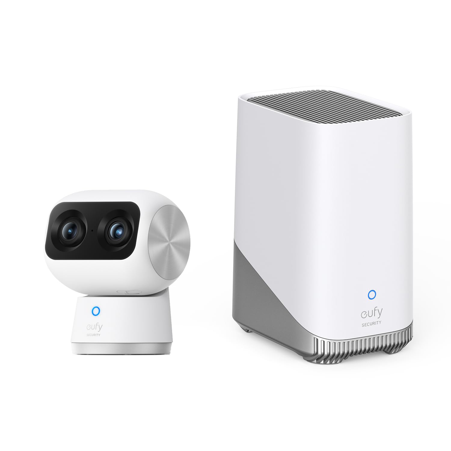 eufy Security Indoor Cam S350 with HomeBase 3 - 4K UHD Dual Camera Security System with 8× Zoom, 360° PTZ, Human/Pet AI & Wi-Fi 6 | Ideal for Home Monitoring, Baby/Pet Watching & Indoor Security