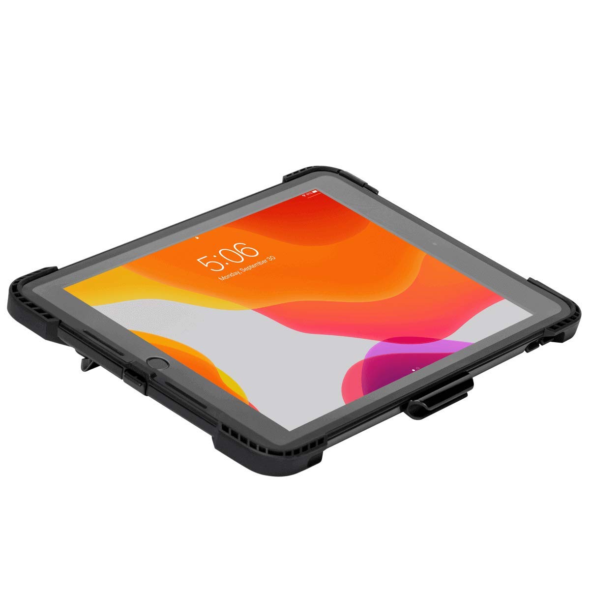 Targus THD498GLZ Rugged Protective Case for Apple iPad 7th/8th/9th Generation - Shockproof Cover with Kickstand, Black (10.2 Inch) - Perfect for Work, Travel & School Use