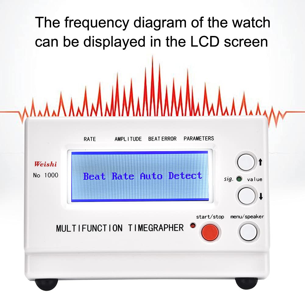 Professional Watch Timing Machine & Timegrapher - High-Precision Watch Tester & Calibrator for Mechanical Watches | Perfect for Watchmakers, Repair Shops & Enthusiasts