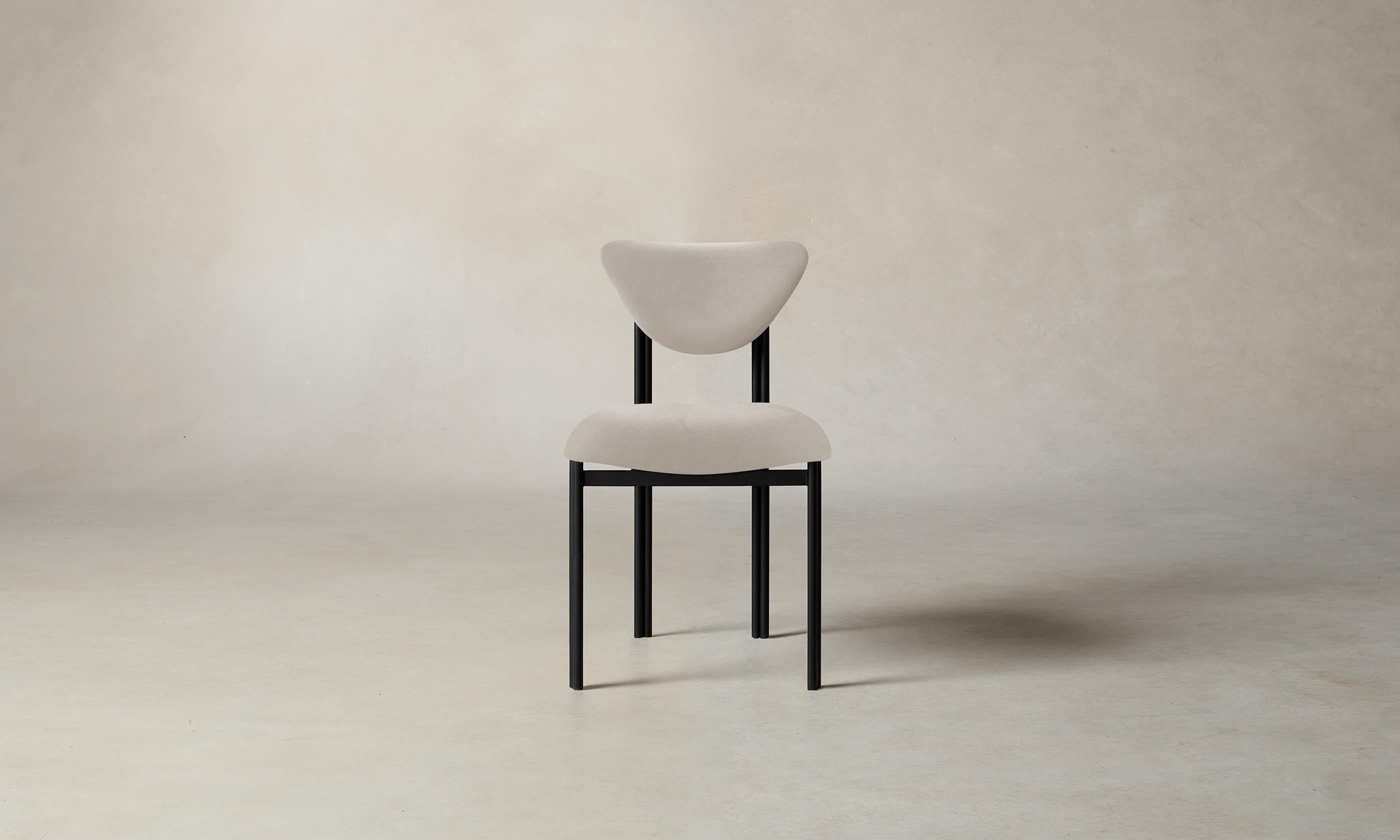 Premium Nubuck Leather Dining Chair - The Cooper - Modern Sail Design for Kitchen, Dining Room & Restaurant - Comfortable & Stylish Seating Solution
