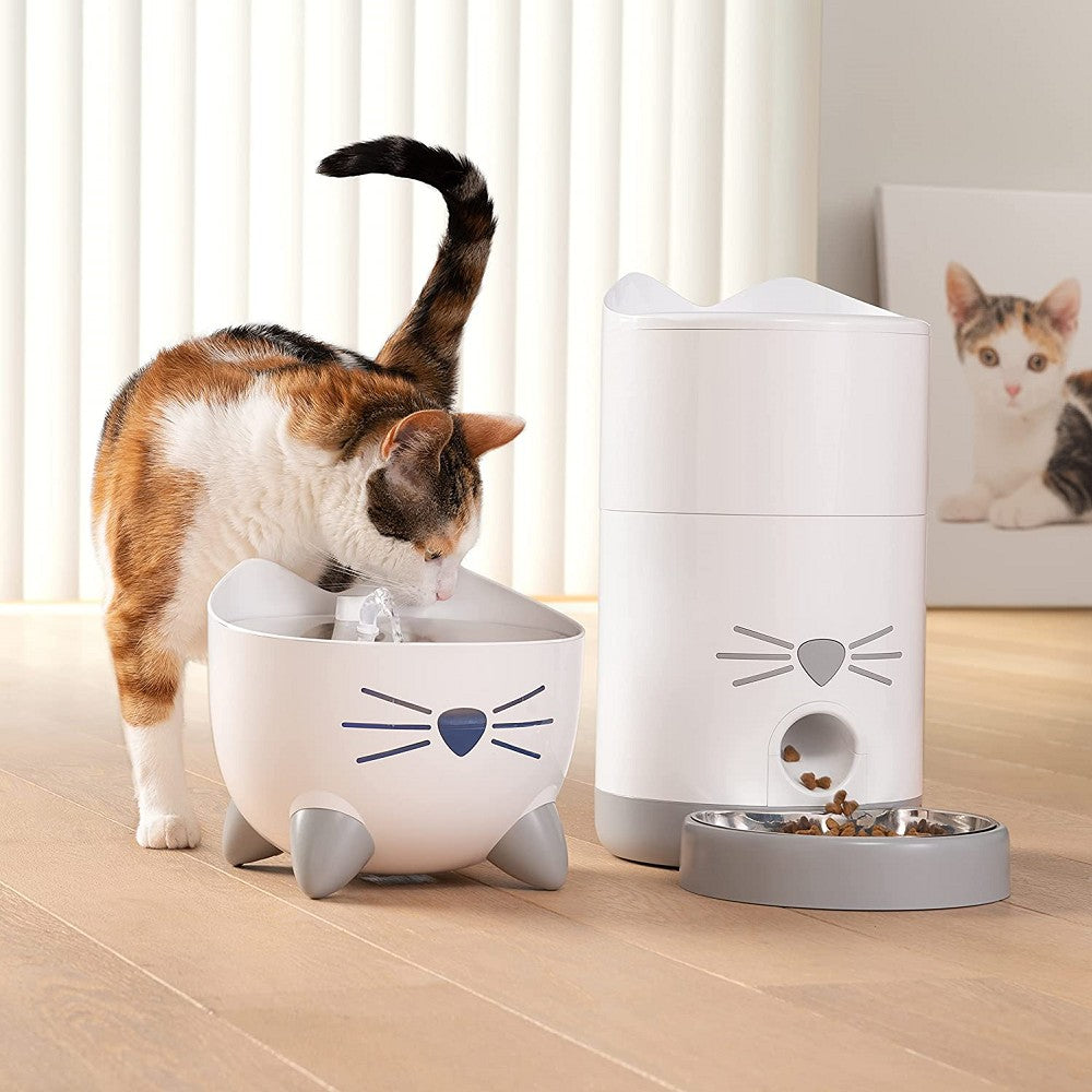 Pixi Smart Feeder - Automatic Pet Food Dispenser with Timer & Portion Control | Perfect for Cats & Dogs at Home or Travel | Keep Your Pet Fed While You're Away