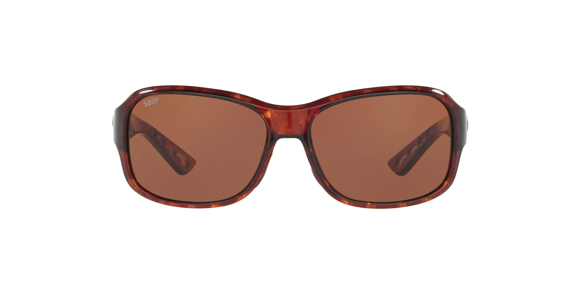 Costa Del Mar Women's Inlet Rectangular Polarized Sunglasses UV Protection - Stylish & Comfortable for Beach, Driving & Outdoor Activities