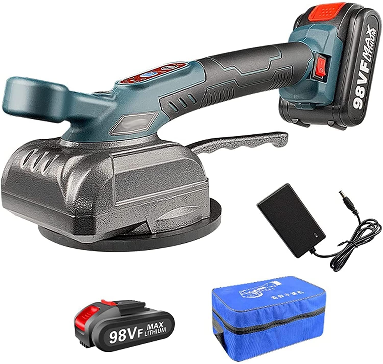 ATAAY Smart Tile Leveling Machine - Ceramic & Porcelain Tile Installation Tool with Vibration Technology (2 Batteries Included) - Perfect for DIY Home Renovation, Bathroom & Kitchen Flooring Projects