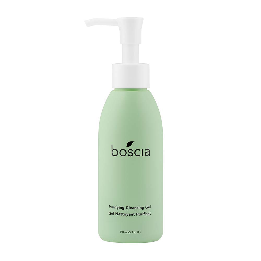 Boscia Purifying Cleansing Gel - Vegan, Cruelty-Free, Natural Face Wash for Deep Cleansing | Daily Cleanse for Oily, Acne-Prone & Sensitive Skin | 5 fl oz | Perfect for Morning & Night Skincare Routine