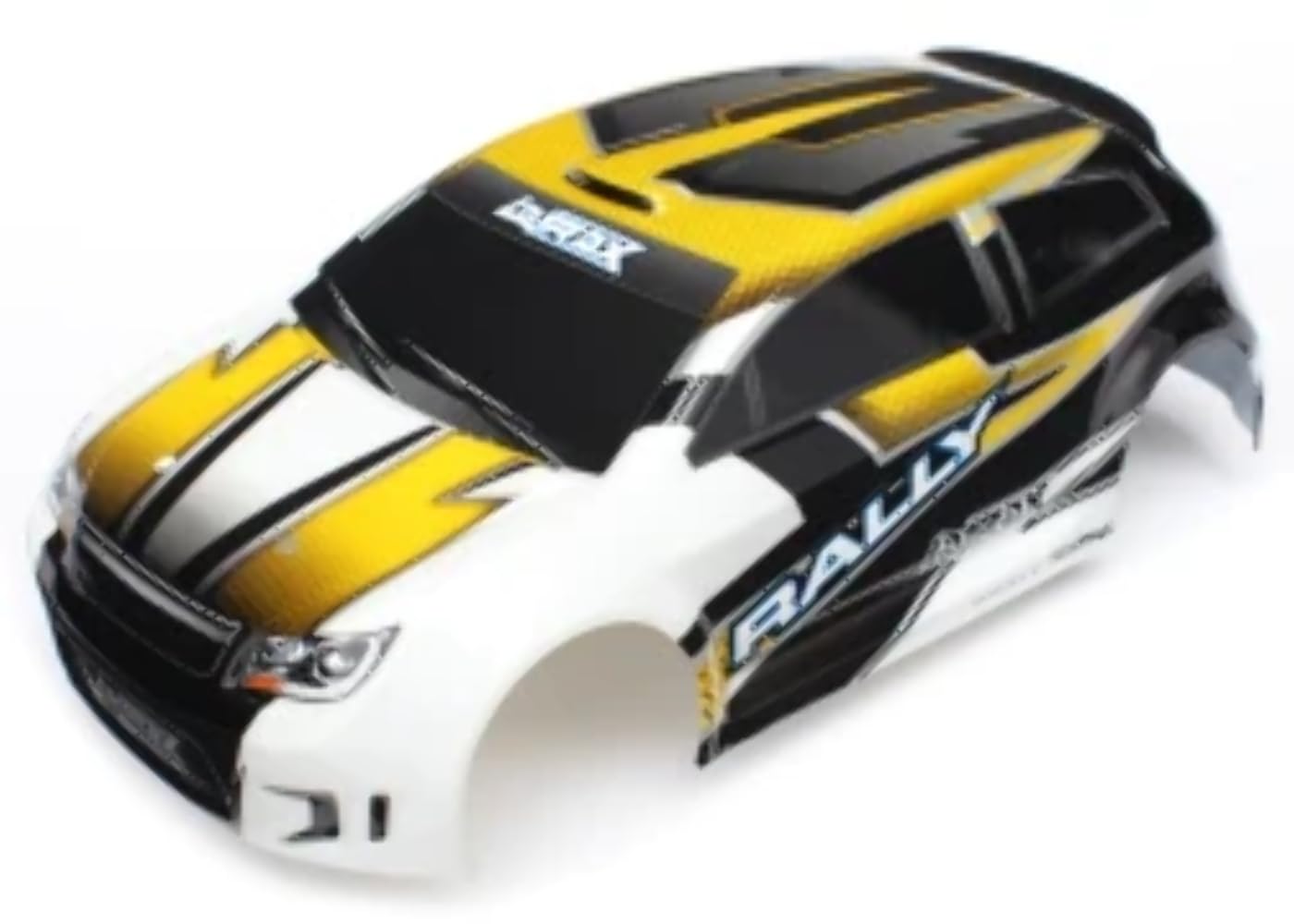 Traxxas LaTrax Rally Car Painted Silver Body with Decals - Perfect for RC Racing and Off-Road Adventures