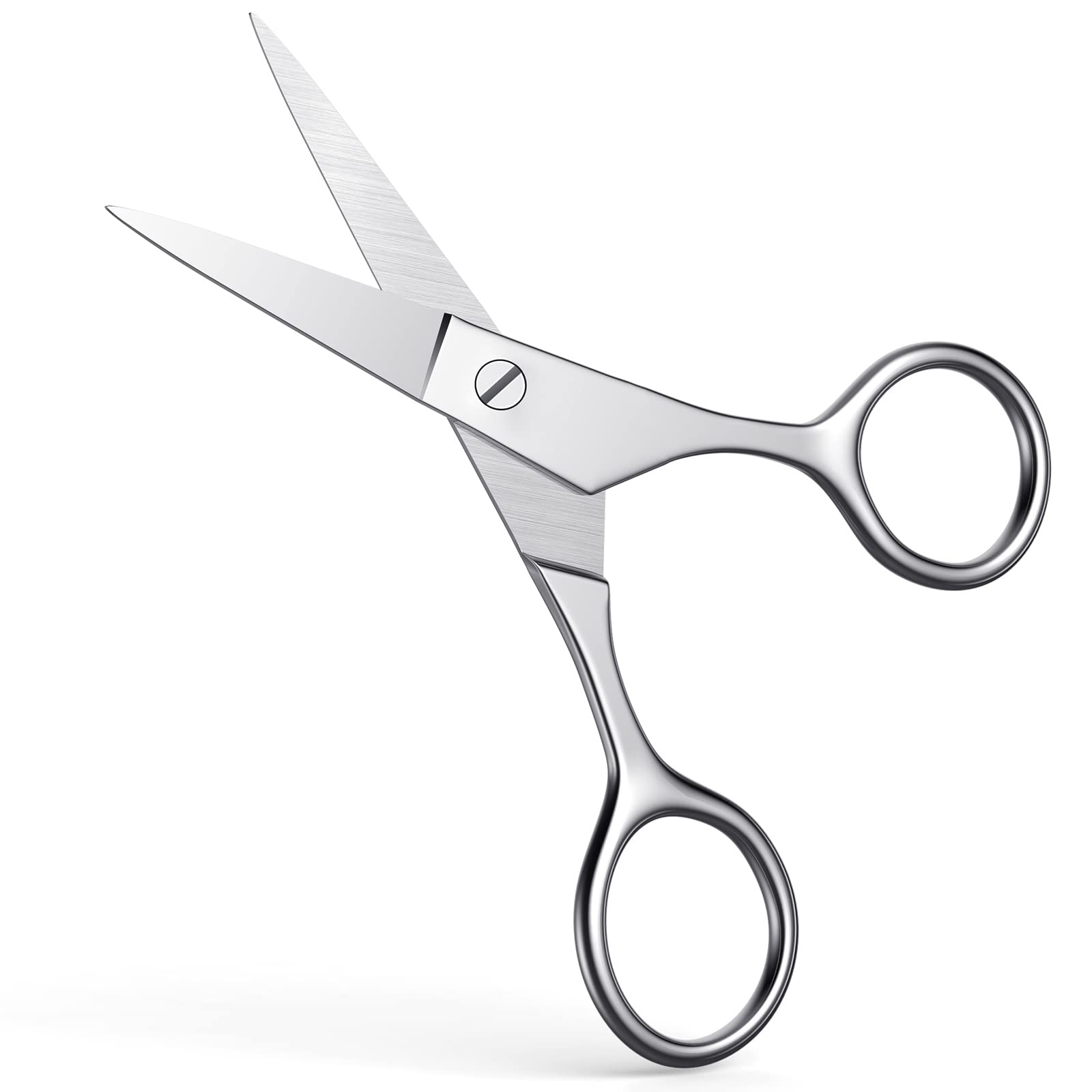 Professional Stainless Steel Grooming Scissors Set - Small Precision Scissors for Eyebrows, Nose Hair, Eyelashes & Mustache Trimming - Sharp Tip Design for Safe Grooming - Perfect for Home, Salon & Travel Use - AsonTao Beauty Tools