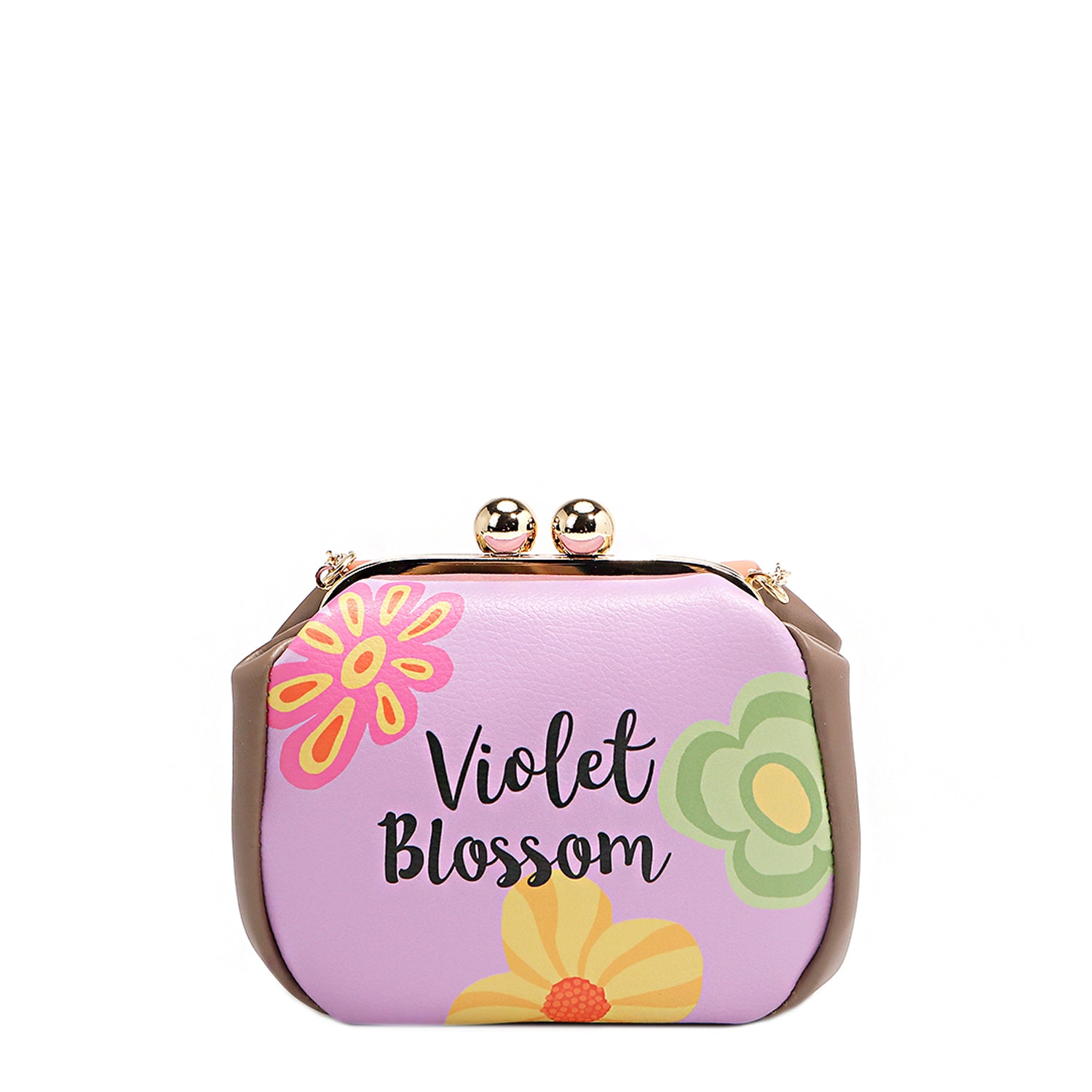 Kiss Lock Crossbody Mini Bag - Stylish & Compact Purse for Women - Perfect for Parties, Dates & Everyday Use