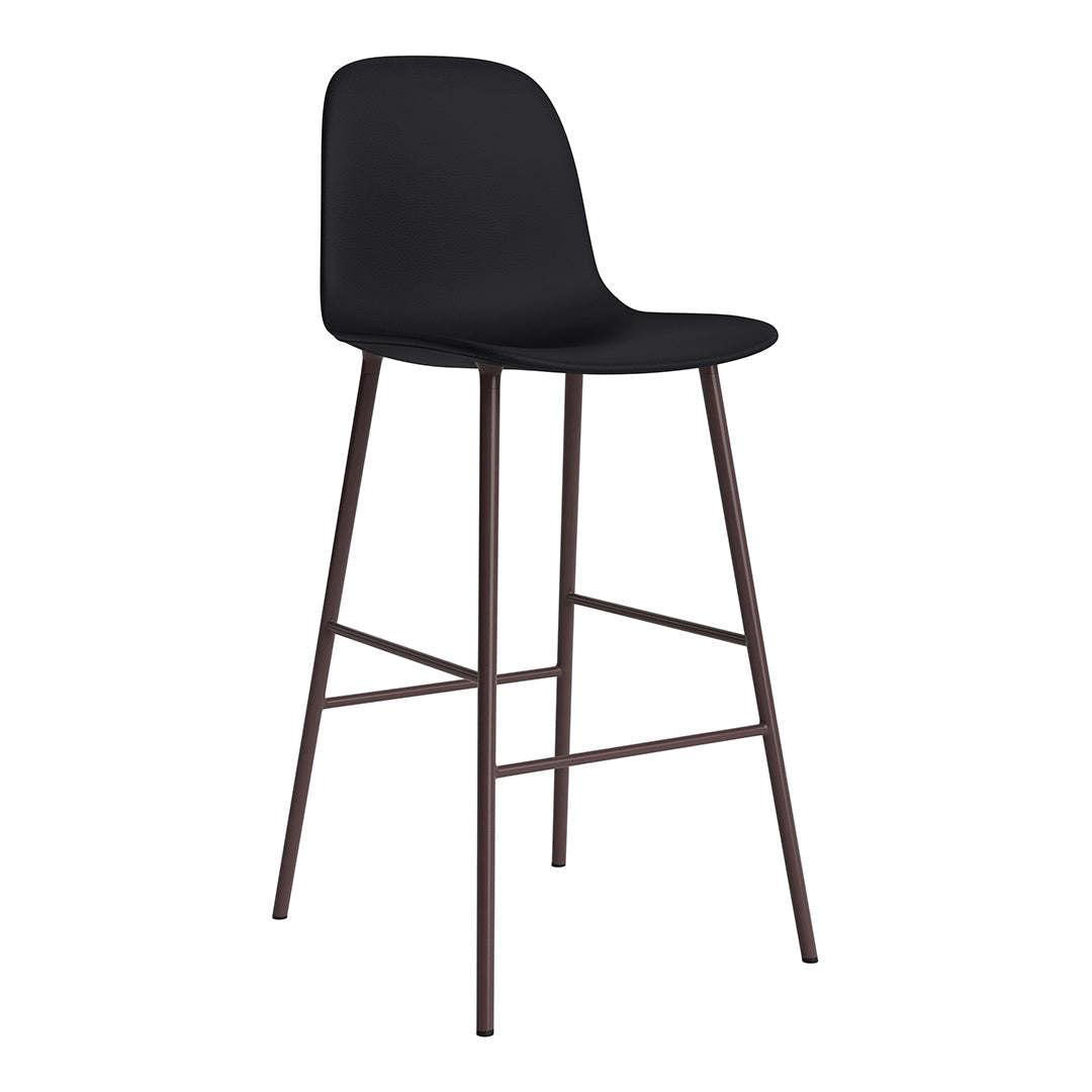 Stylish Form Bar Chair - Fully Upholstered Counter Stool for Kitchen Island, Breakfast Nook & Home Bar - Comfortable Modern Seating for Dining & Entertaining