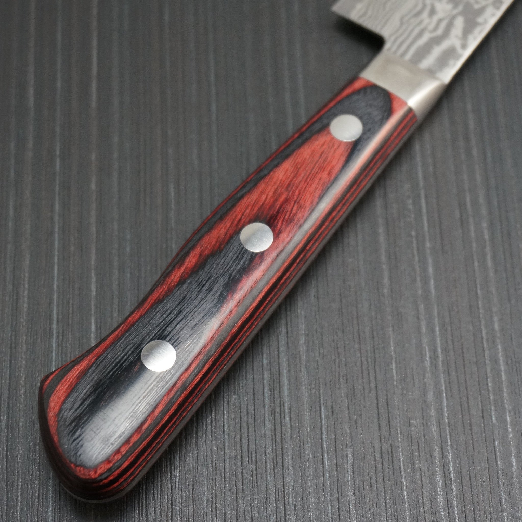Premium Japanese Yoshimi Kato VG10 Nickel Damascus Petty Knife 120mm - Professional Chef Knife for Slicing, Peeling & Precision Cutting - Perfect for Home Kitchen & Sushi Preparation