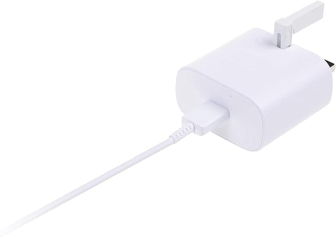 Original Samsung 25W USB-C Super Fast Charger with Braided Cable - UK Wall Adapter for Galaxy A16/A35/A55 5G | Fast Charging for Phones, Tablets & More | Home, Office & Travel Use