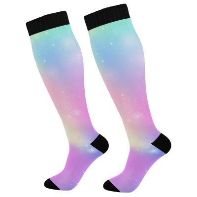 The Magical Journey of Rainbow Unicorn Compression Socks