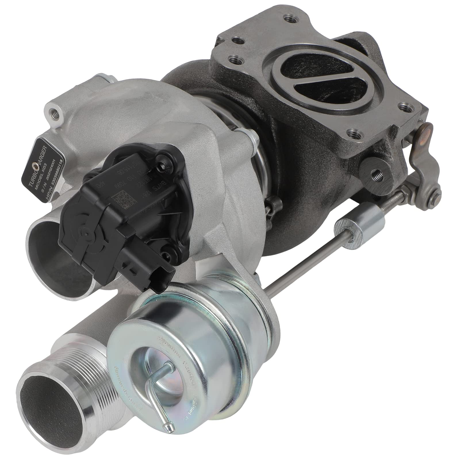 Ineedup K03 Turbocharger 53039880181 Compatible with Mini Cooper Clubman S R56 R57 R58 (2007-2016) - Replacement for 53039880163 & 53039880118 - High-Performance Turbocharger for Enhanced Engine Power & Acceleration - Perfect for Street Racing & Performance Upgrades