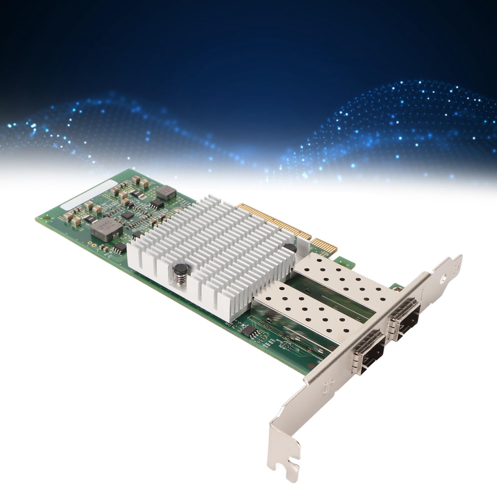 10Gb Ethernet NIC Network Card - Dual SFP Ports, 82599ES Controller, PCIe Hot Swappable for X520 DA2 E10G42BTDA | High-Speed Server & PC Network Adapter for Data Centers, Cloud Computing & Enterprise Networking