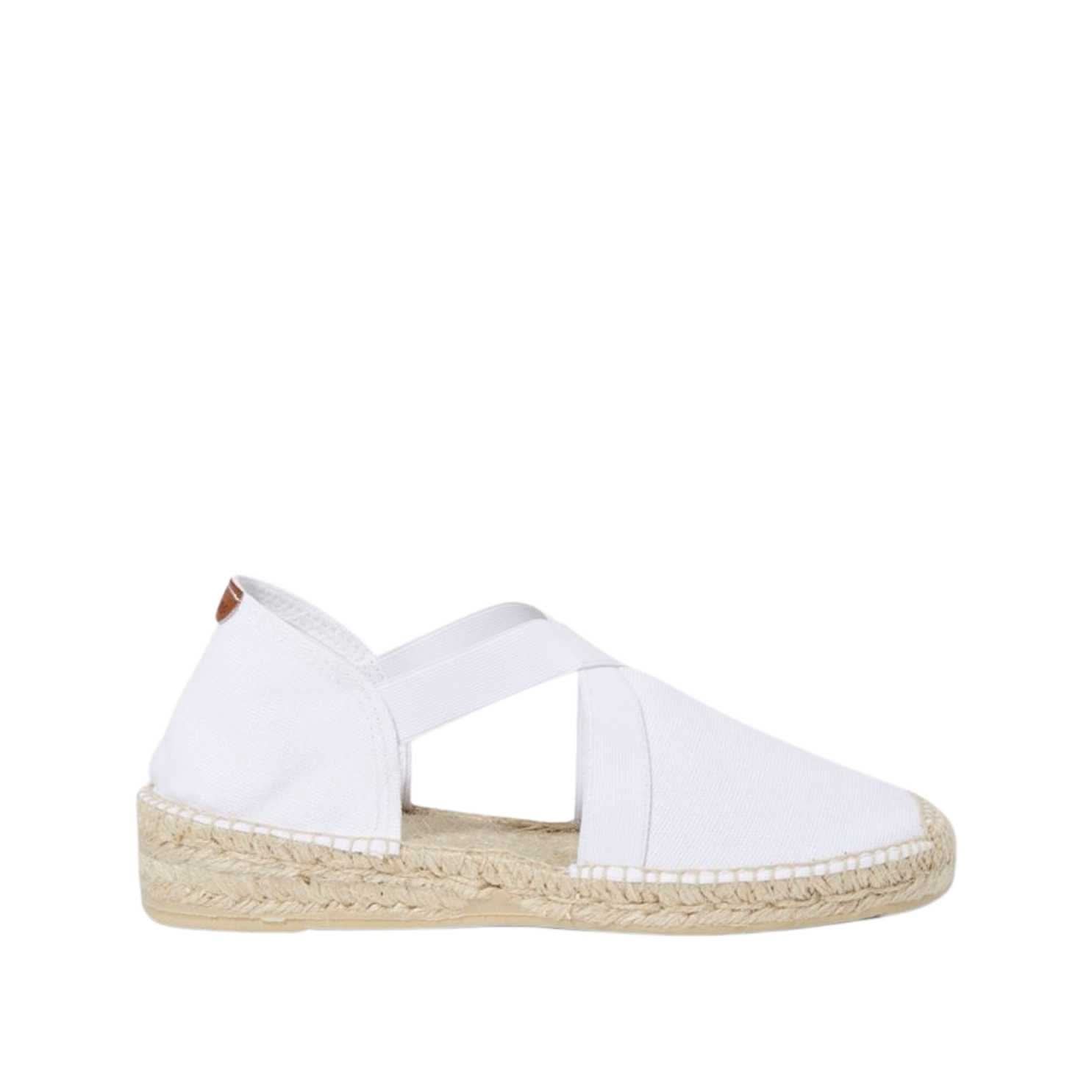 Women's Canvas Espadrille Shoes with Comfortable Jute Sole & Elastic Design - Perfect for Summer, Beach, and Casual Outings