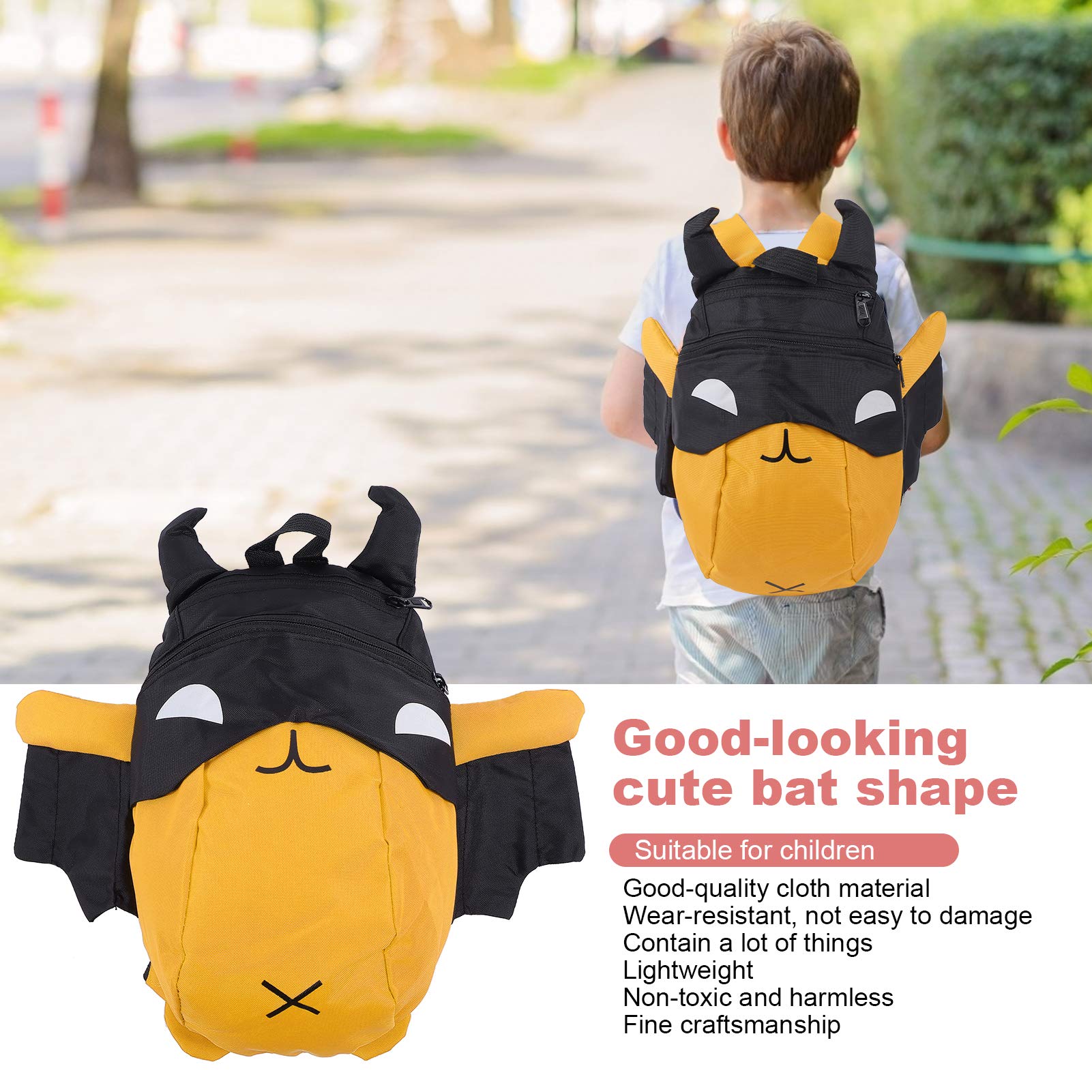 Kids Backpack for School - Durable & Lightweight Children's Backpack with Adjustable Straps (Yellow) - Perfect for Elementary Students, Daycare & Outdoor Adventures
