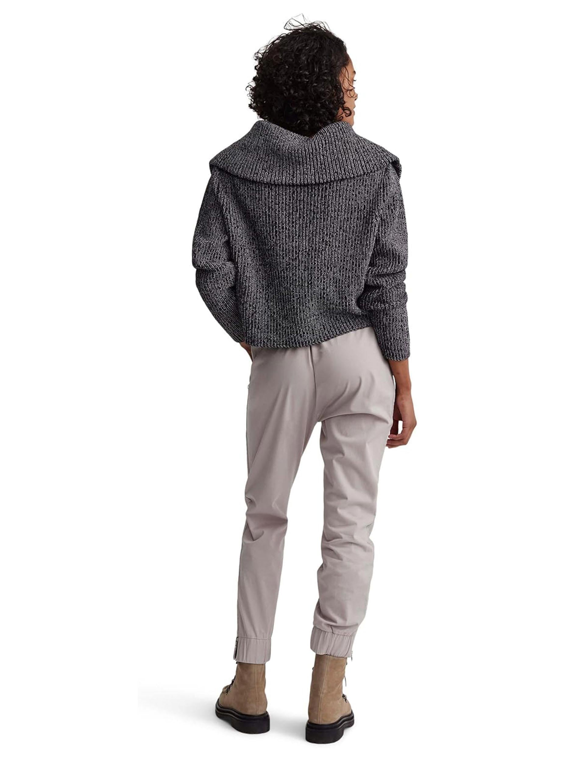 Elise Half Zip Knit Sweater for Women - Soft & Cozy Black Pullover - Perfect for Casual Wear, Office & Fall Outfits